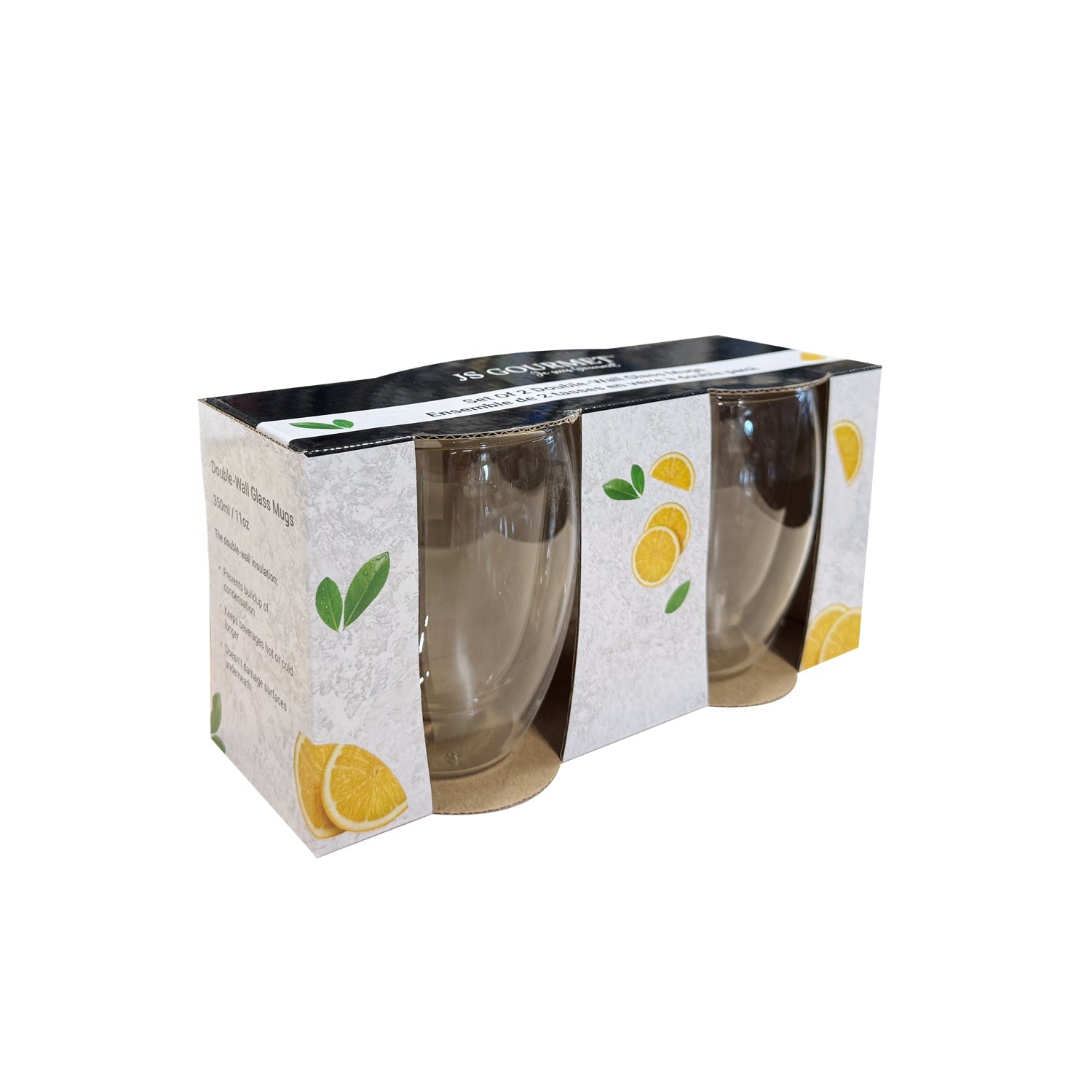 2Double-Wall Glass,350 ml