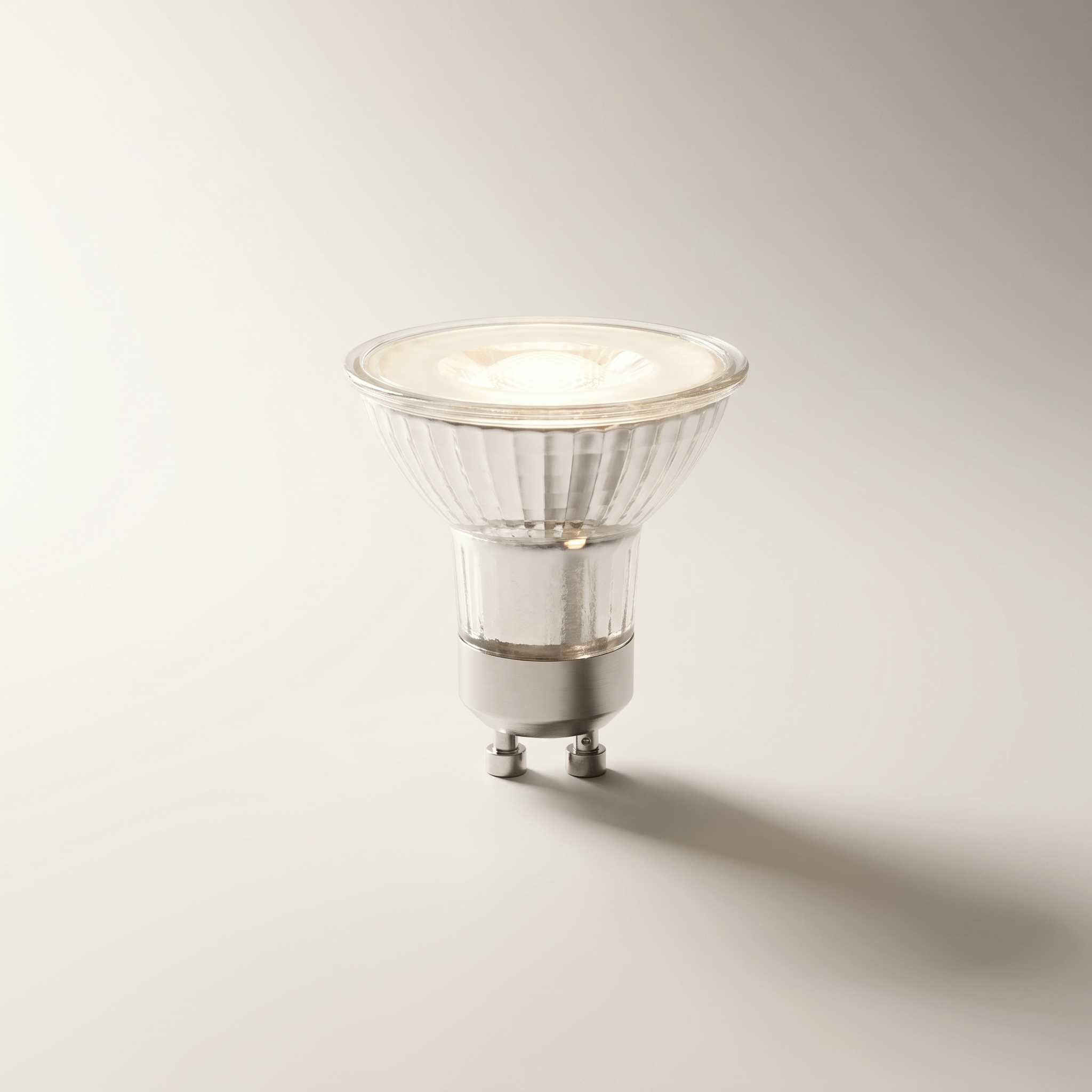 Xtricity LED GU10 Glass Spotlight — 5W / 120V / GU10 / 400 Lumens / 3000K Soft White, Dimmable (4-Pack)