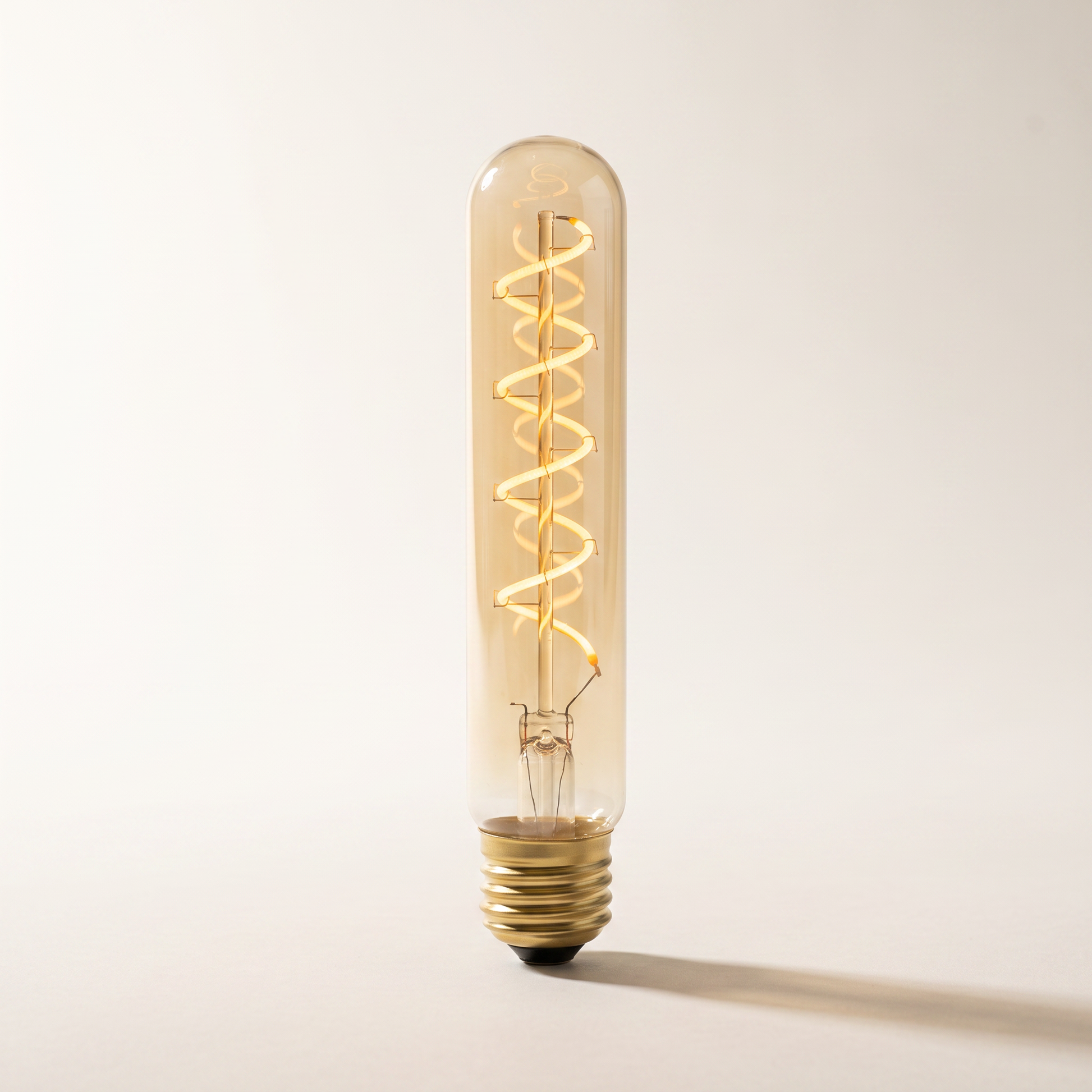 Xtricity LED Filament Tube Type T (152 mm) — 5W / 120V / E26 / 250 Lumens / 2200K Soft White, Smoked, Dimmable (1-Pack)