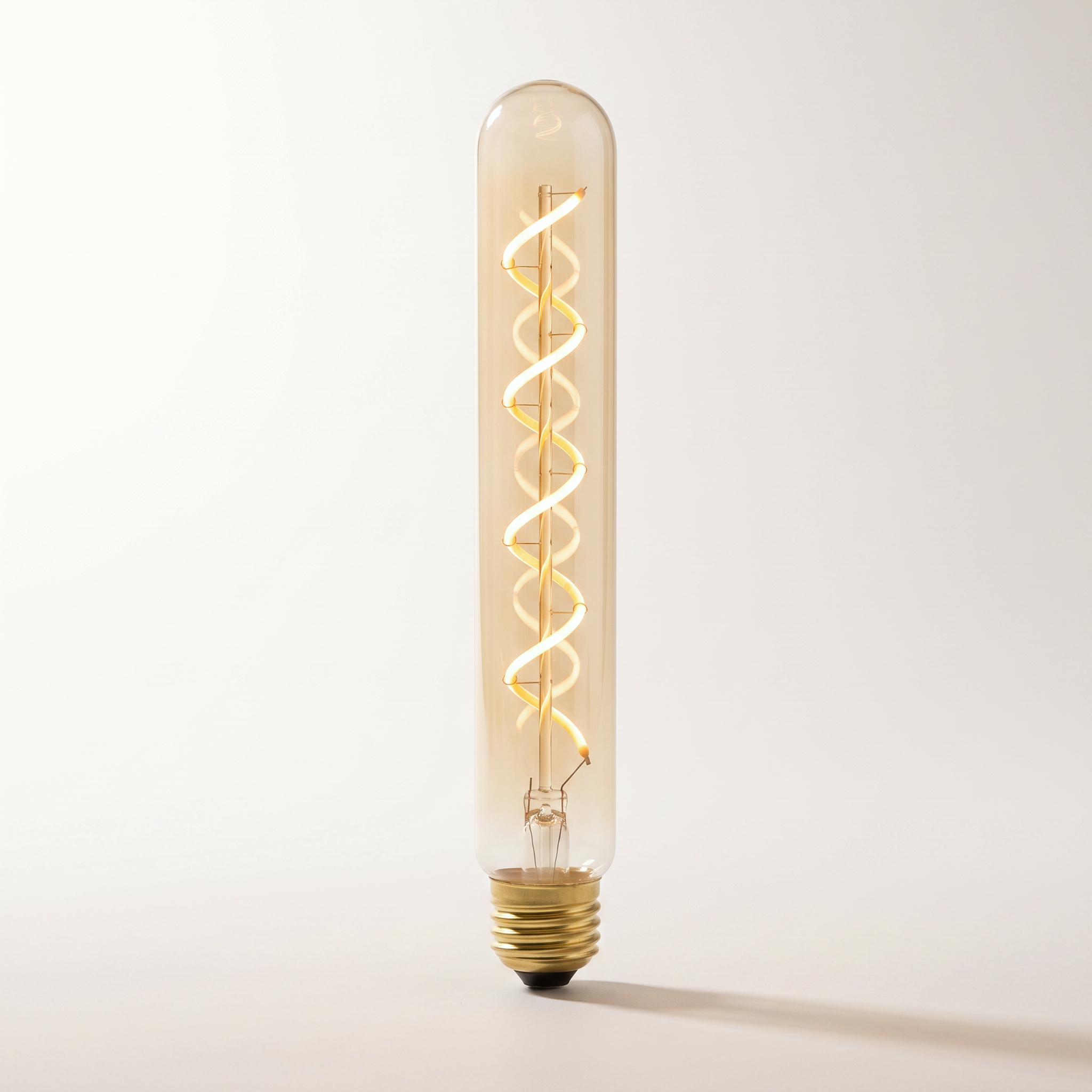 Xtricity LED Filament Tube Type T (203 mm) — 8W / 120V / E26 / 350 Lumens / 2200K Soft White, Smoked, Dimmable (1-Pack)