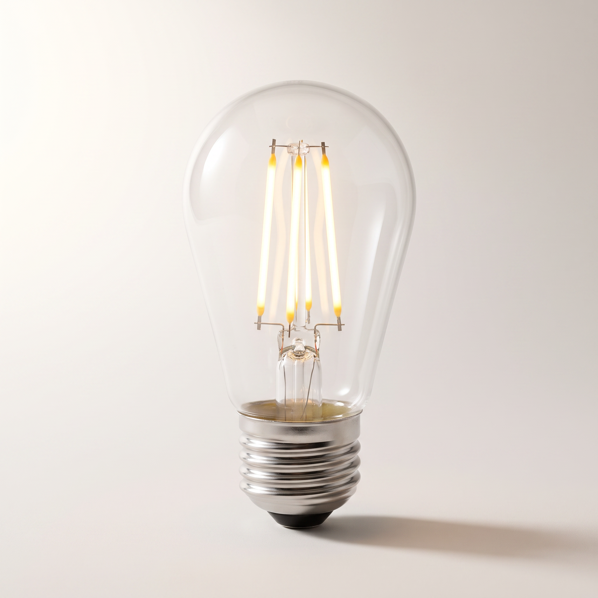 Xtricity LED Filament S14 Bulb — 3W / 120V / E26 / 300 Lumens / 3000K Soft White, Clear, Non-Dimmable (2-Pack)