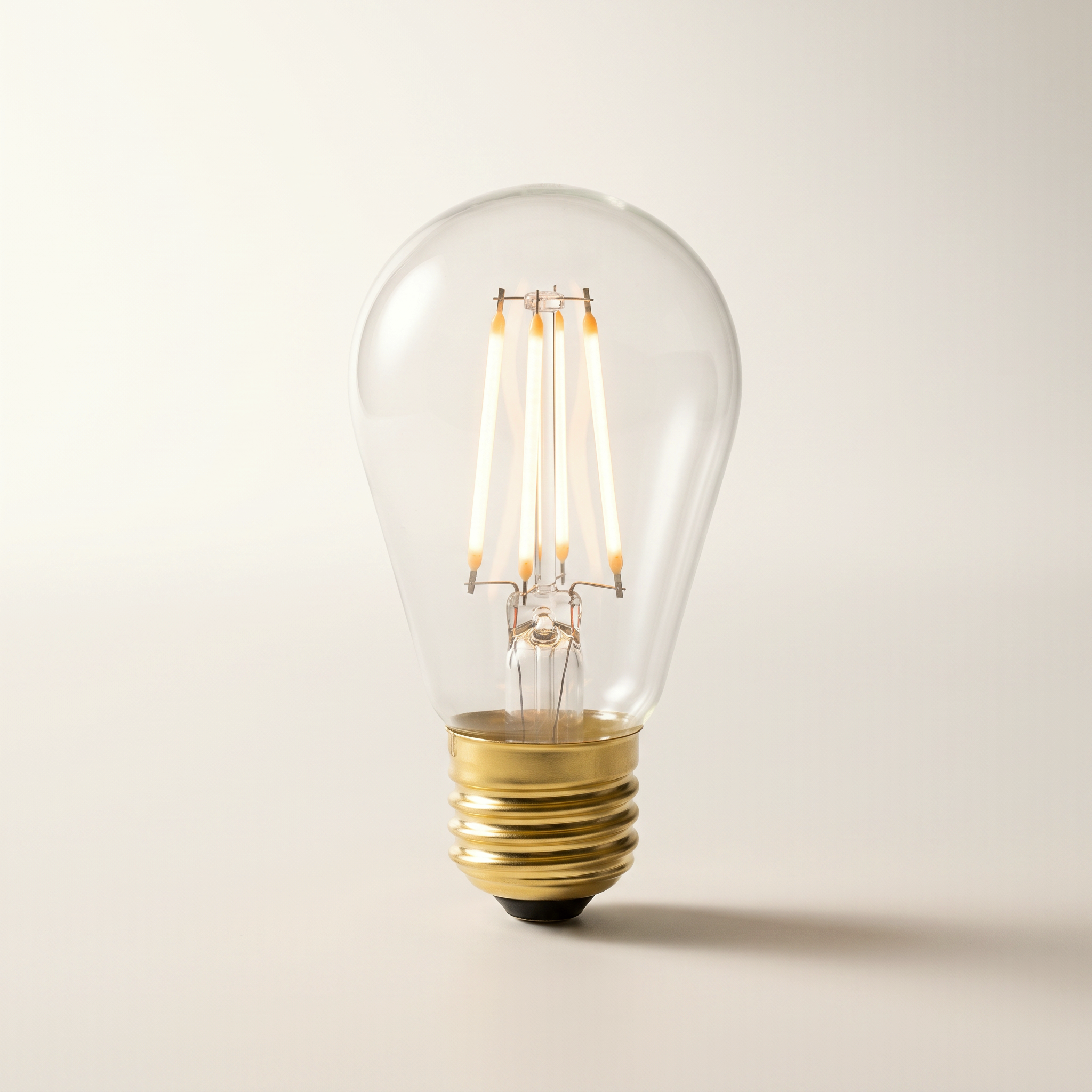 Xtricity LED Filament S14 Bulb — 3W / 120V / E26 / 200 Lumens / 2200K Soft White, Smoked, Non-Dimmable (2-Pack)