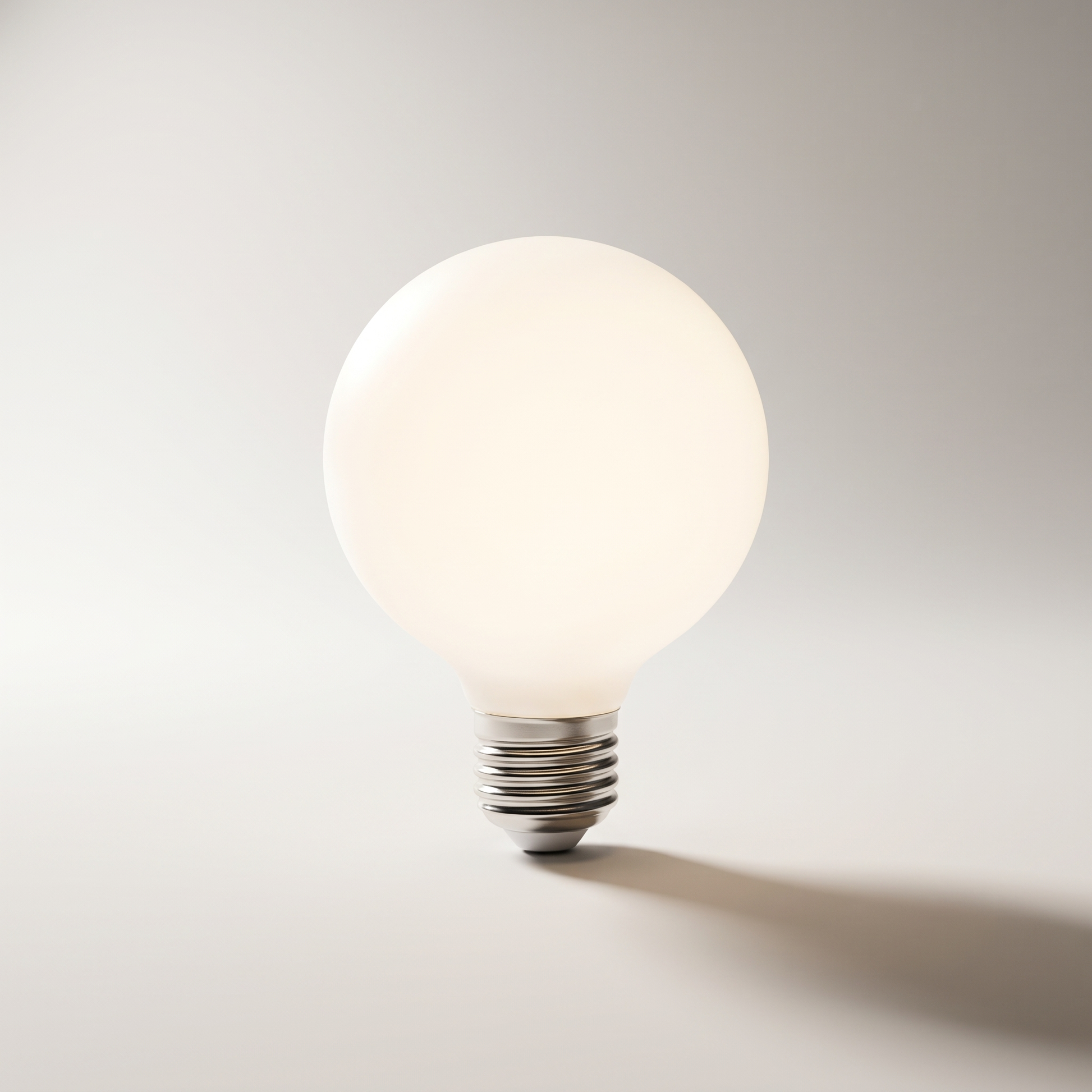 Xtricity LED G25 Filament Bulb — 5W (50W eq.), Frosted, 3000K Soft White, Dimmable, 2-Pack