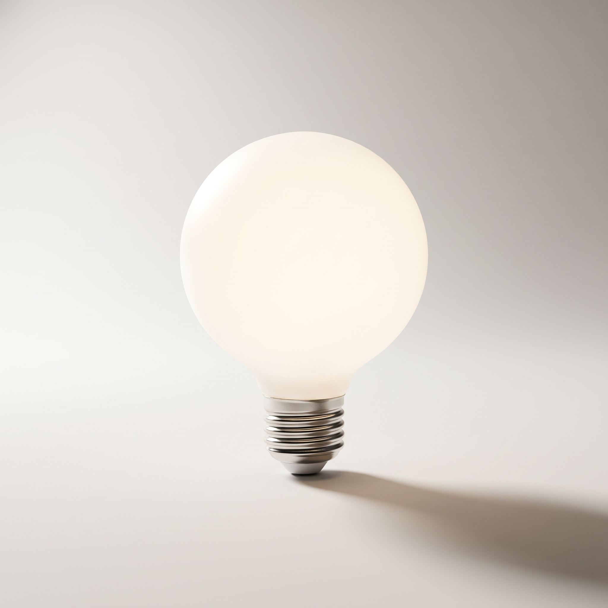 Xtricity LED G25 Filament Bulb — 5W (50W eq.), Frosted, 3000K Soft White, Dimmable, 2-Pack