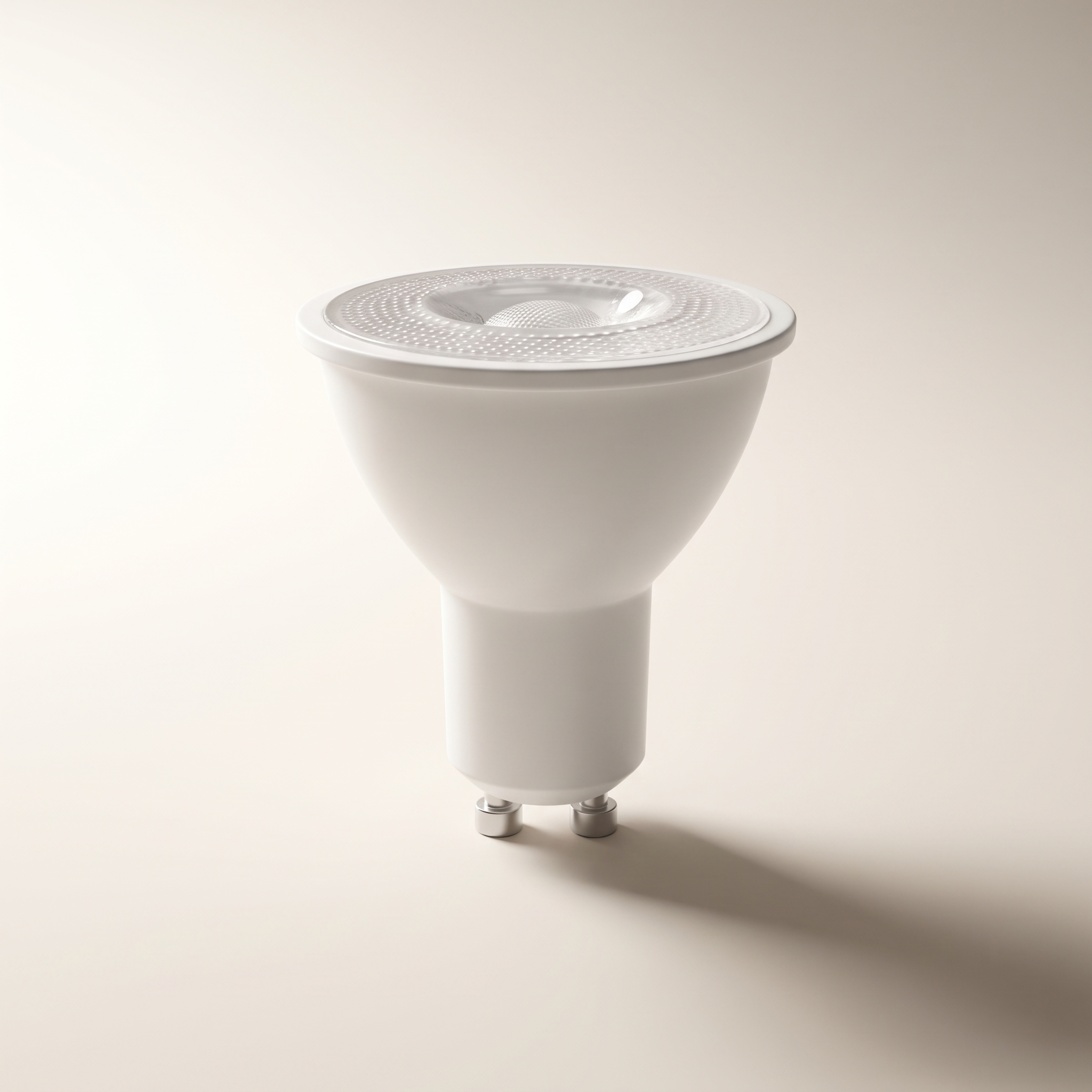 LED GU10 Spotlight — 7W (50W eq.), 500L, 3000K Soft White, Dimmable (1-Pack)