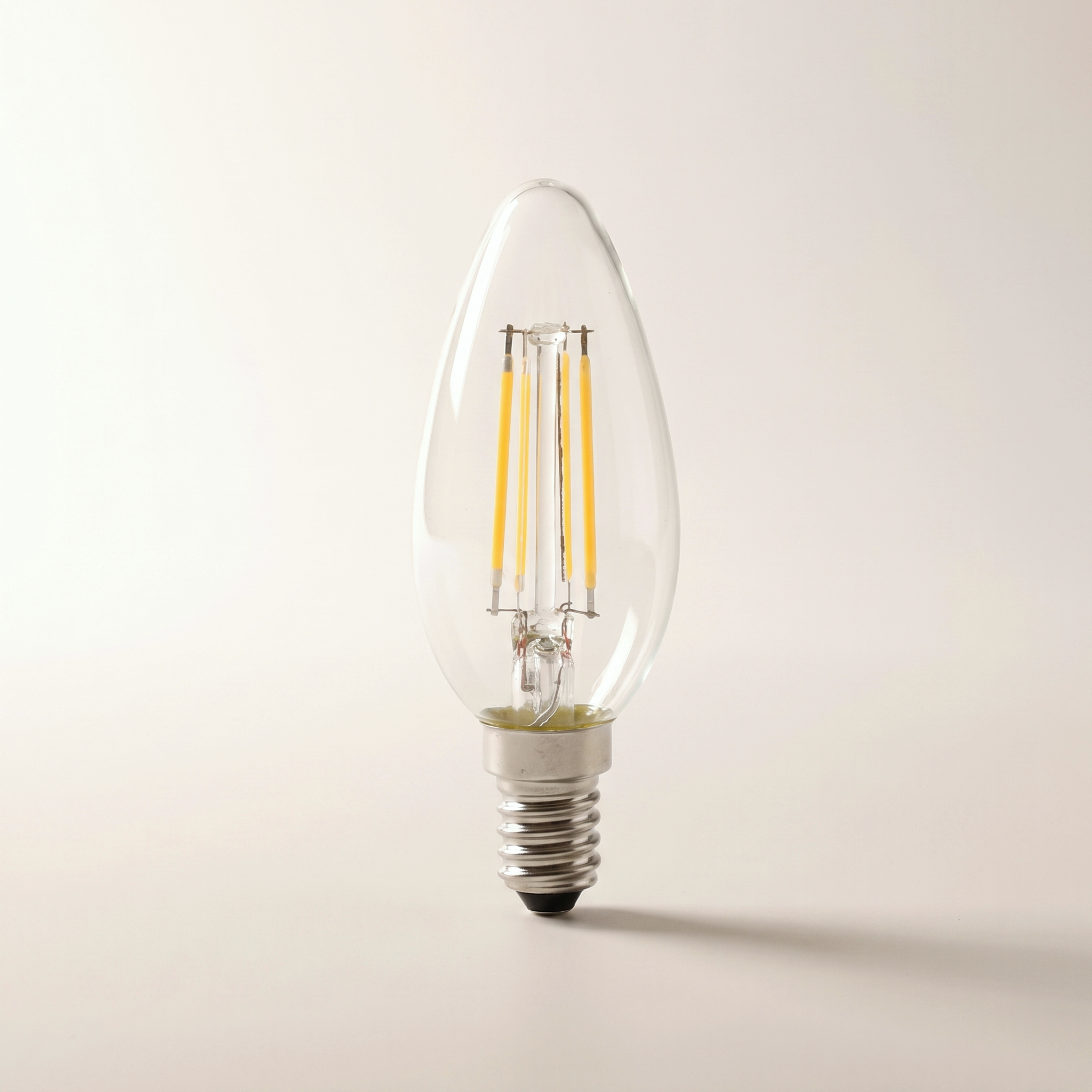 LED C Bulb — 4.5W (60W eq.), 500L, 3000K Soft White, Dimmable