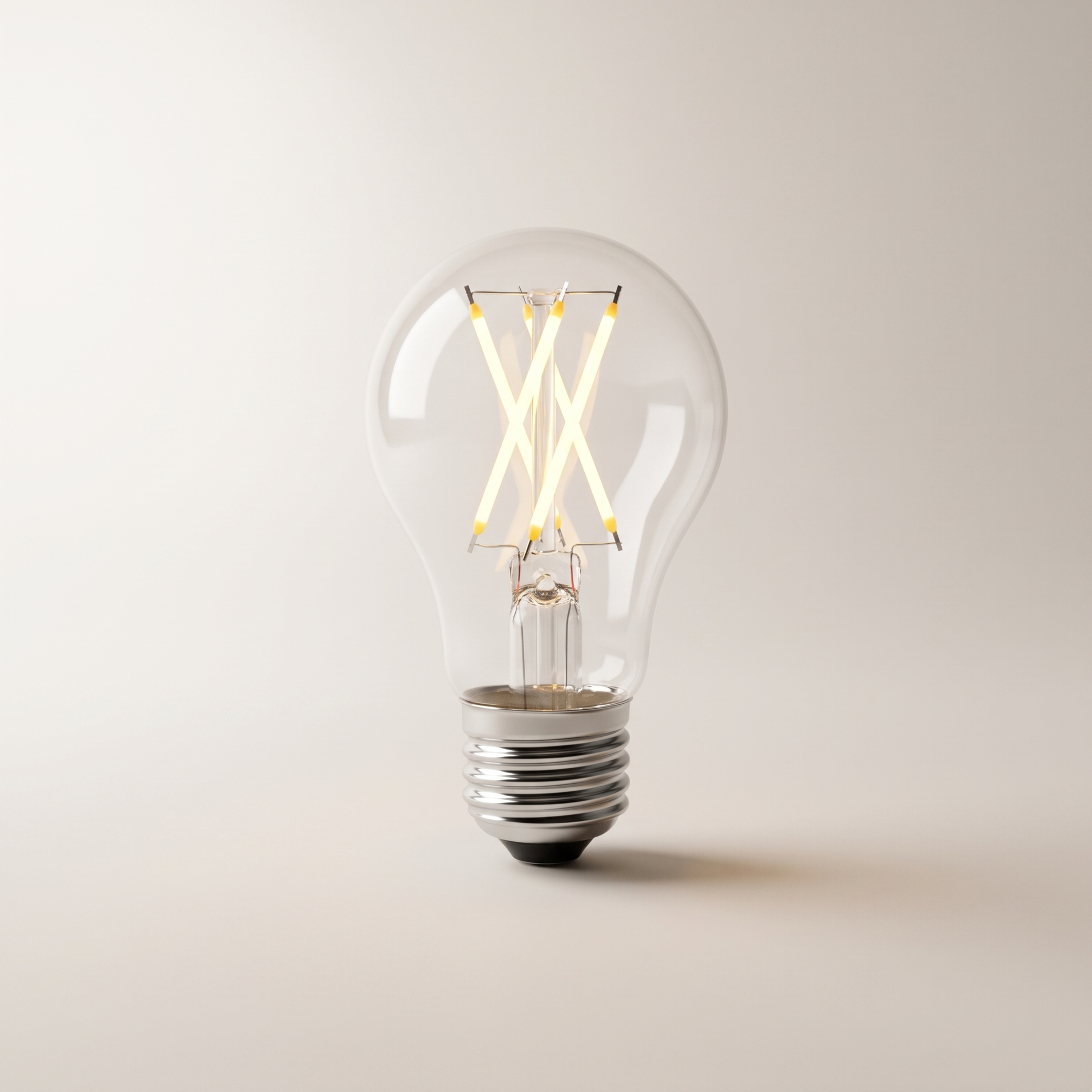 Xtricity LED A15 Fan Bulb — 5.5W (50W eq.), 3000K Soft White, Non-Dimmable, 2-Pack