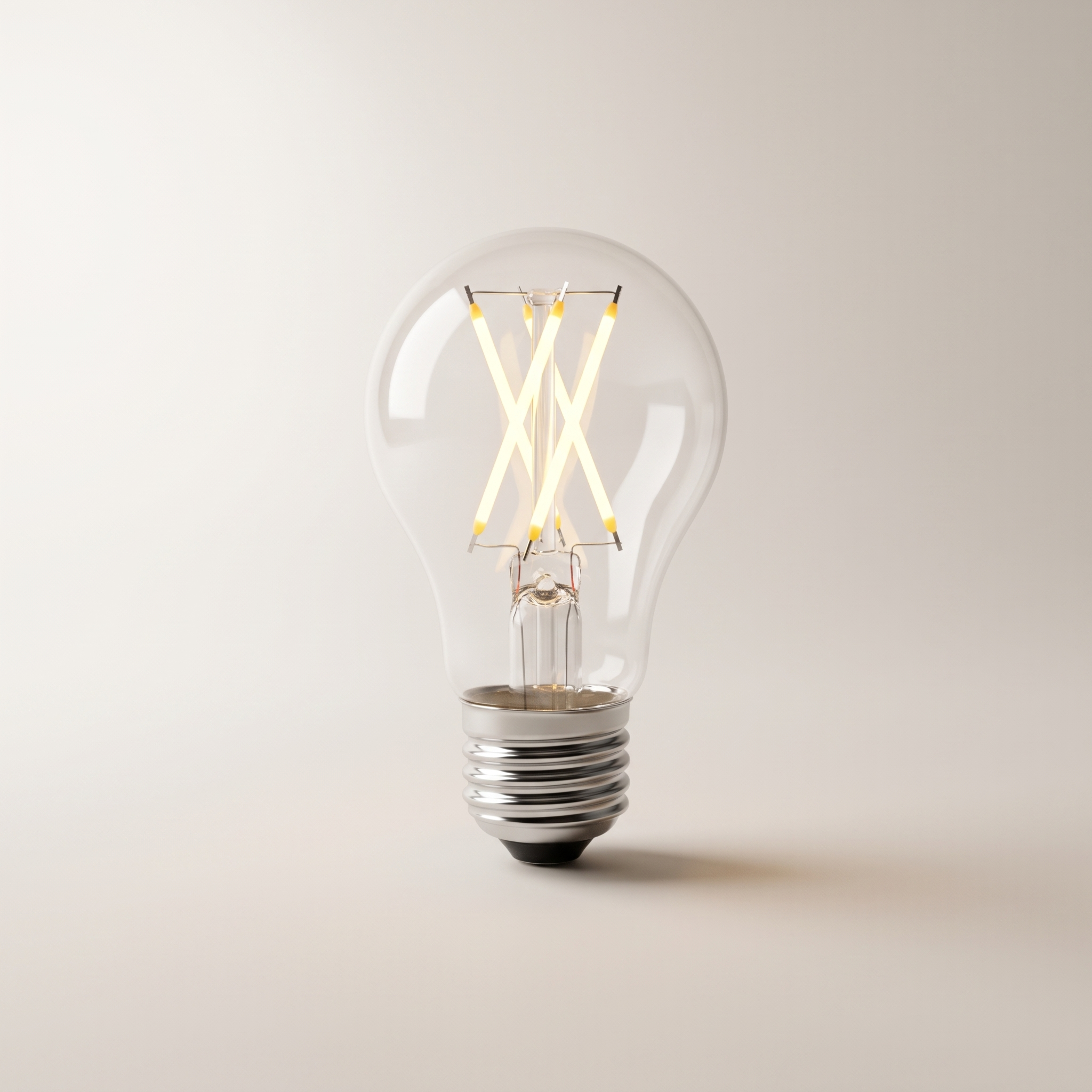 Xtricity LED A15 Fan Bulb — 5.5W (50W eq.), 3000K Soft White, Non-Dimmable, 2-Pack