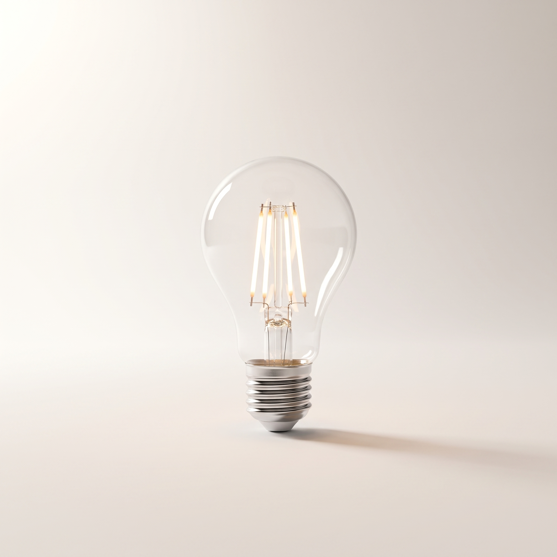 Xtricity LED A21 Clear Filament Bulb — 16W (100W eq.), 1600L, 3000K Soft White, Dimmable, 2-Pack