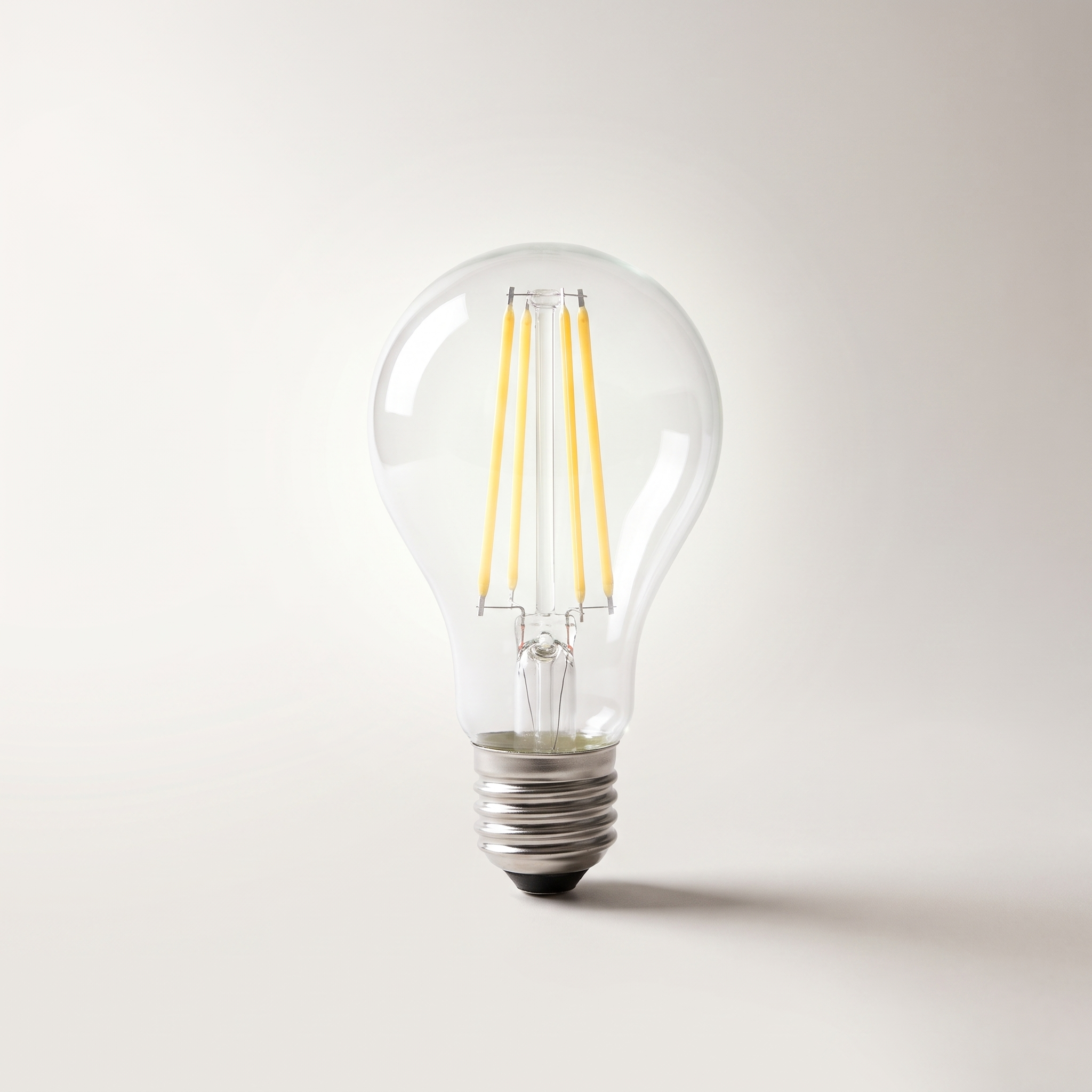 Xtricity LED A21 Clear Filament Bulb — 16W (100W eq.), 1600L, 5000K Daylight, Dimmable, 2-Pack