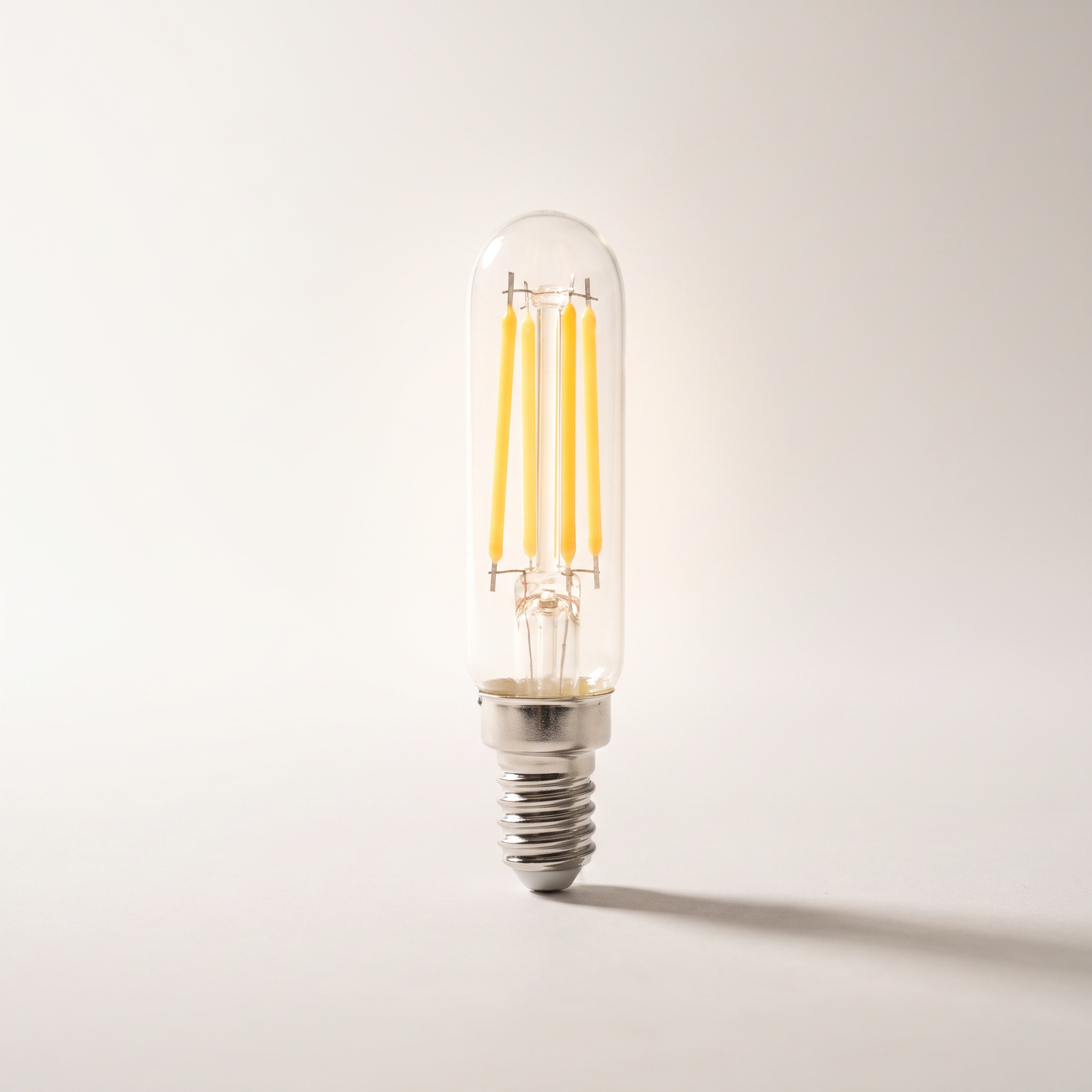 Xtricity LED T6 Filament Bulb, 2W Daylight 5000K, 200L, E12 Long Candelabra Base (Dimmable)