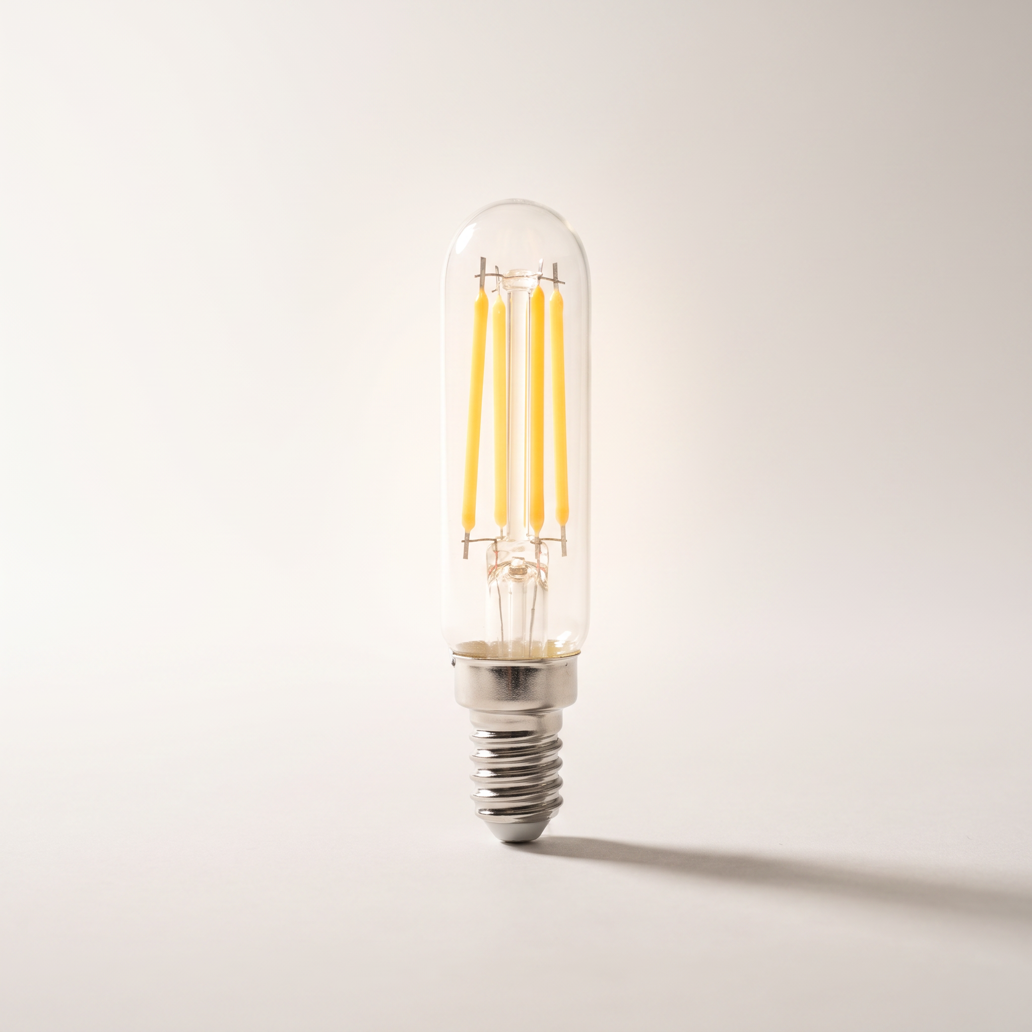Xtricity LED T6 Filament Bulb, 2W Daylight 5000K, 200L, E12 Long Candelabra Base (Dimmable)