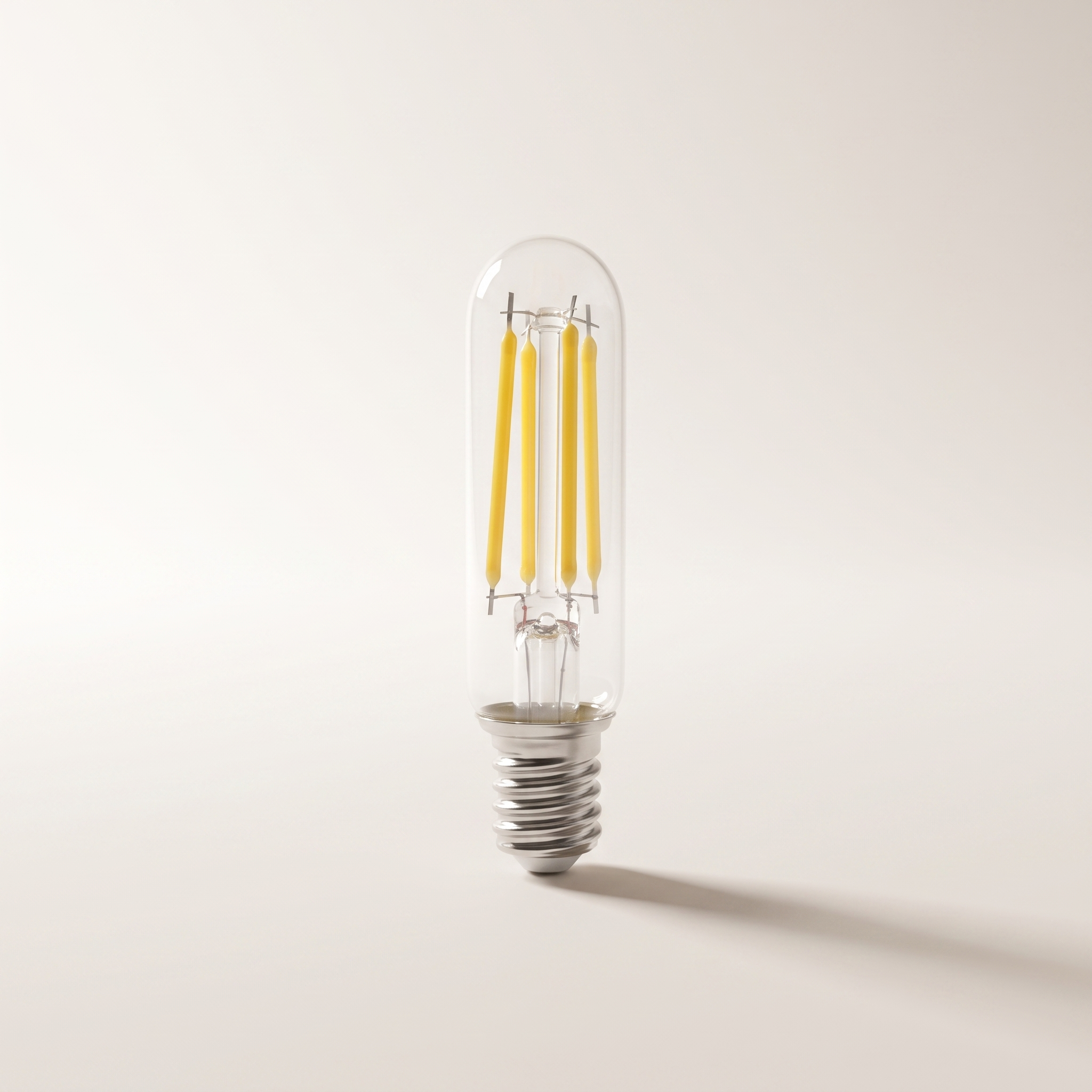 Xtricity LED T6 Filament Bulb, 2W Daylight 5000K, 200L, E17 Intermediate Base (Dimmable)
