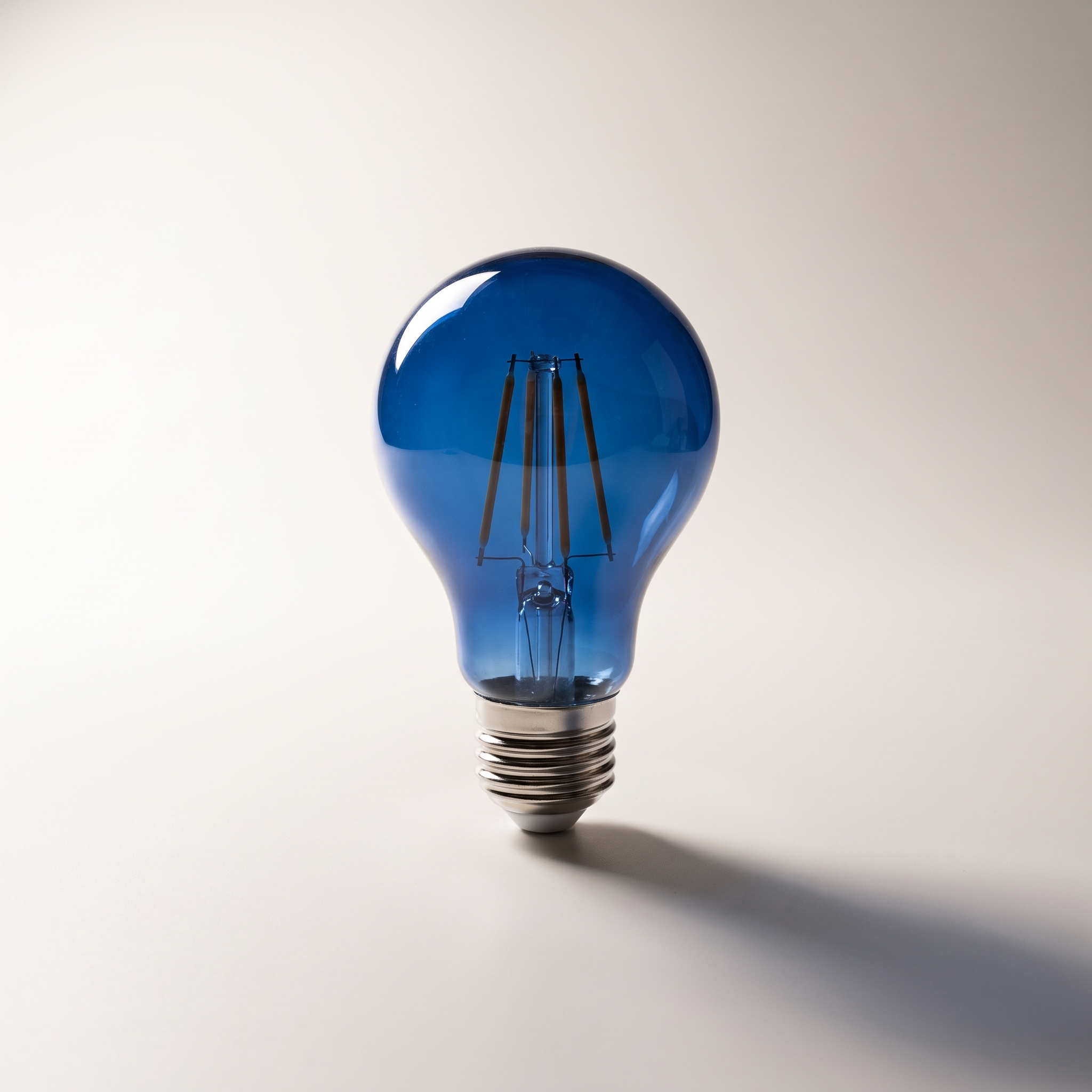Xtricity LED A19 Color Filament Bulb, 4.5W Blue, Dimmable
