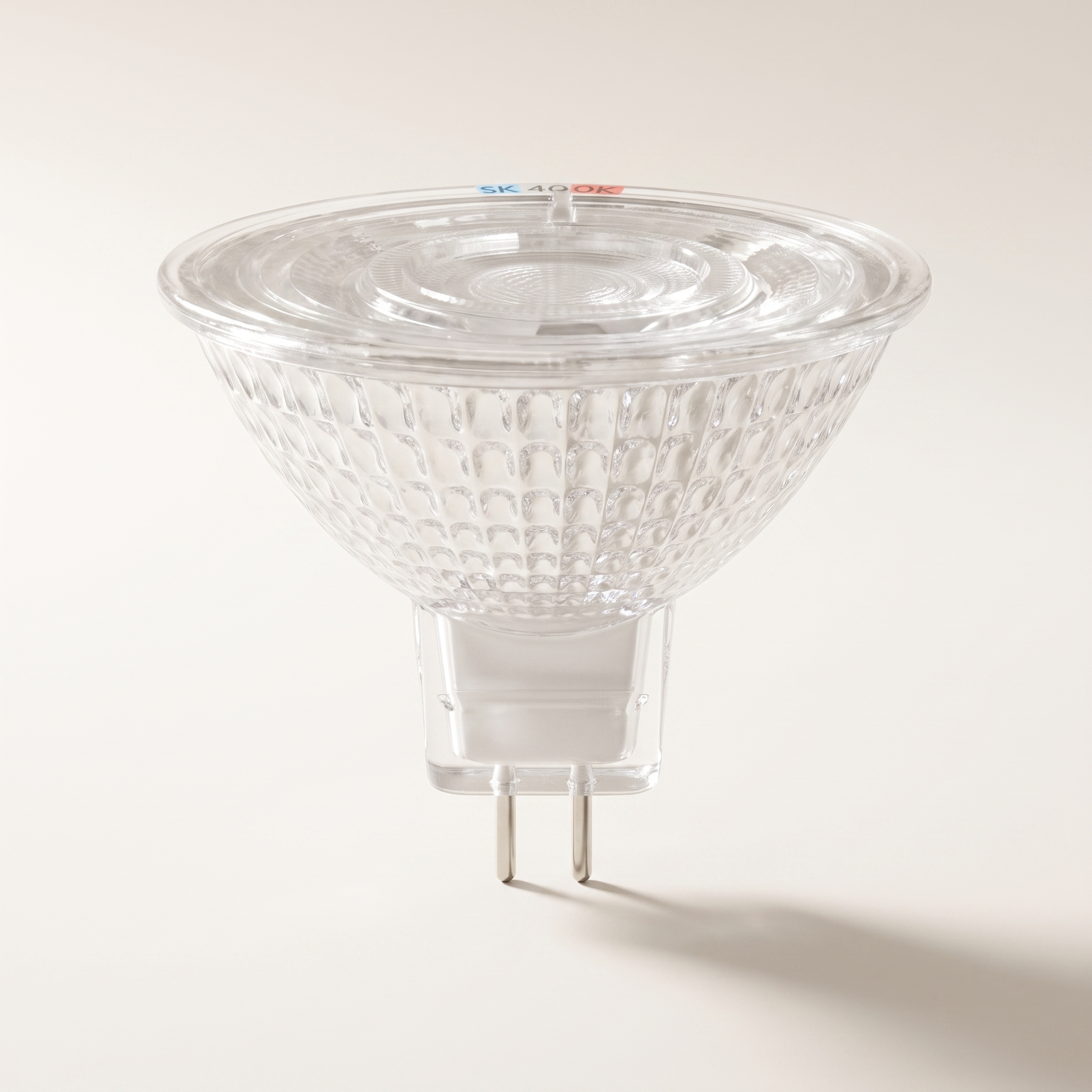 LED MR16 Spotlight — 6.6W (50W eq.), 500L, 3000K Soft White, Dimmable
