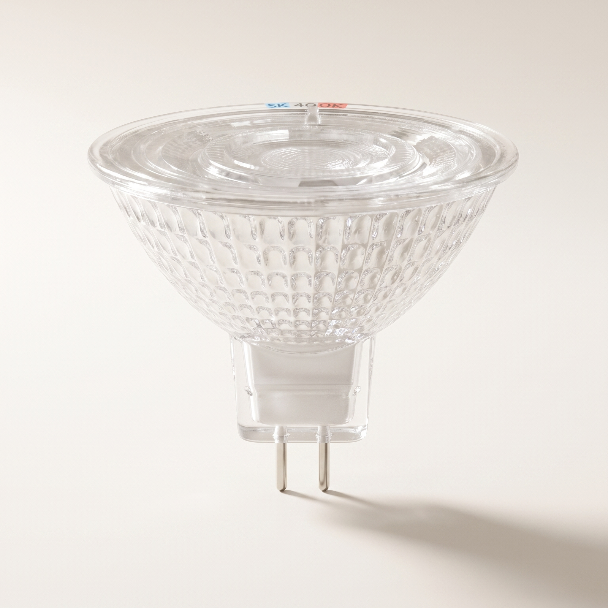 LED MR16 Spotlight — 6.6W (50W eq.), 500L, 3000K Soft White, Dimmable