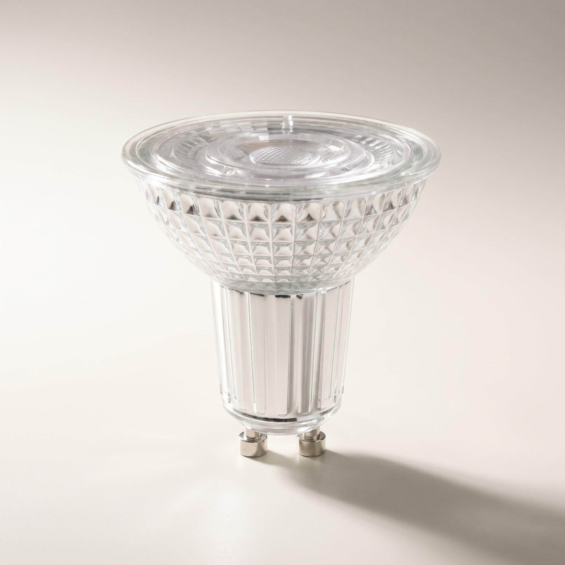 LED GU10 Spotlight — 6W (40W eq.), 450L, 3000K Soft White, Dimmable