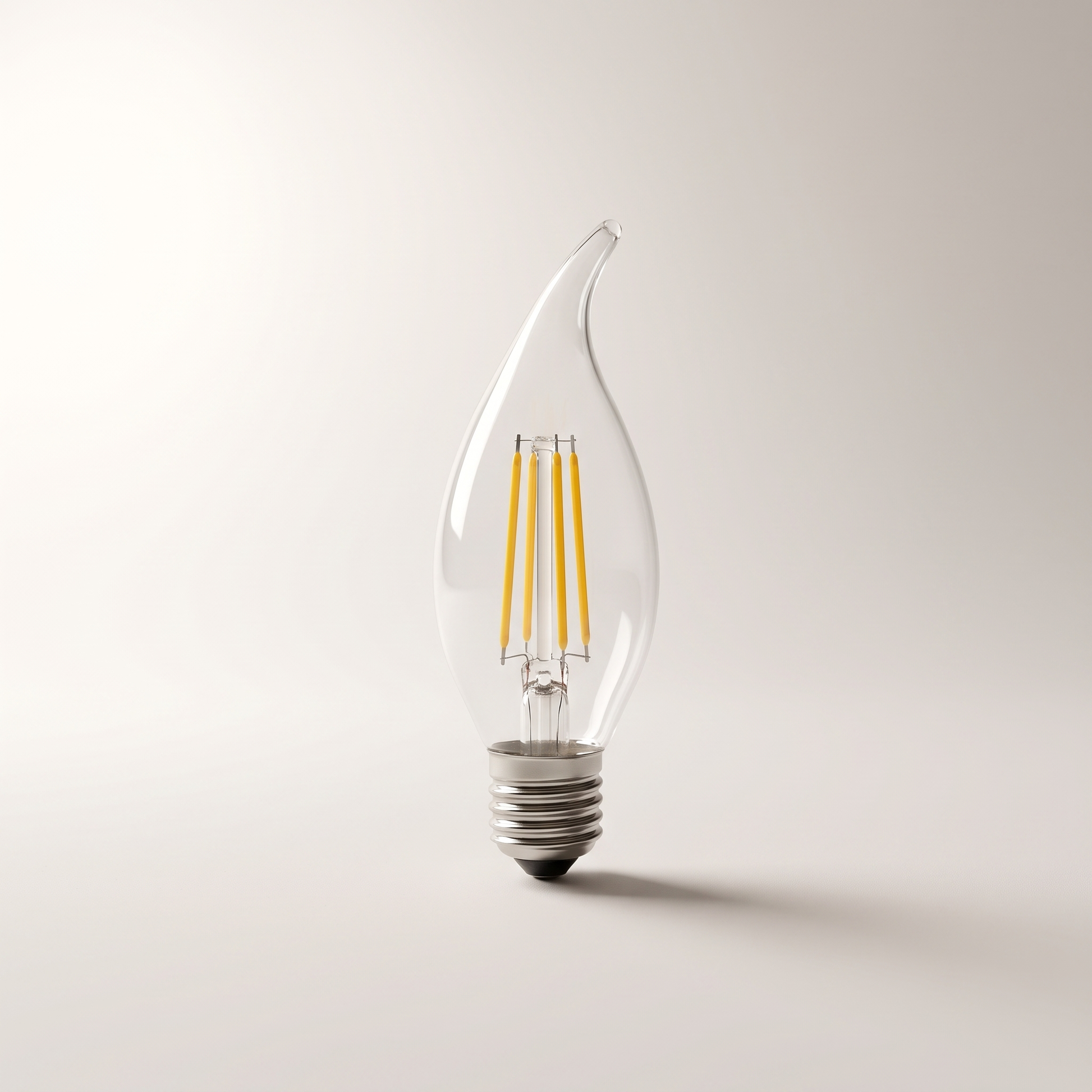 LED C Bulb — 3.5W (40W eq.), 300 lumens, 3000K Soft White, Dimmable