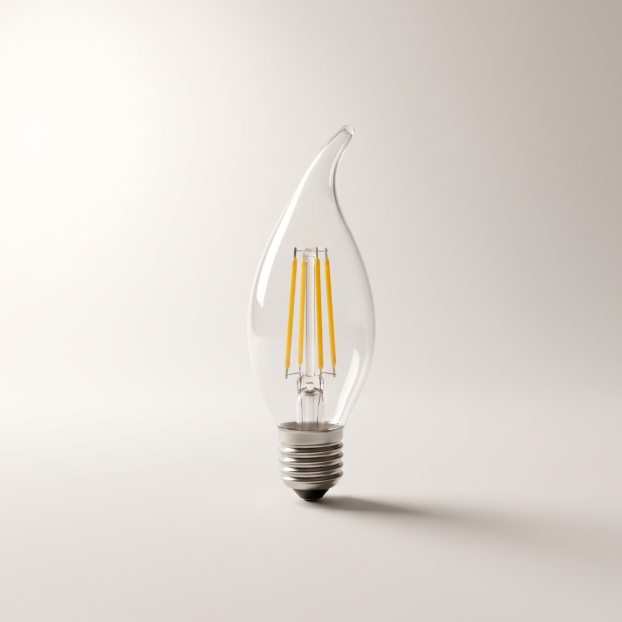 LED C Bulb — 3.5W (40W eq.), 300 lumens, 3000K Soft White, Dimmable