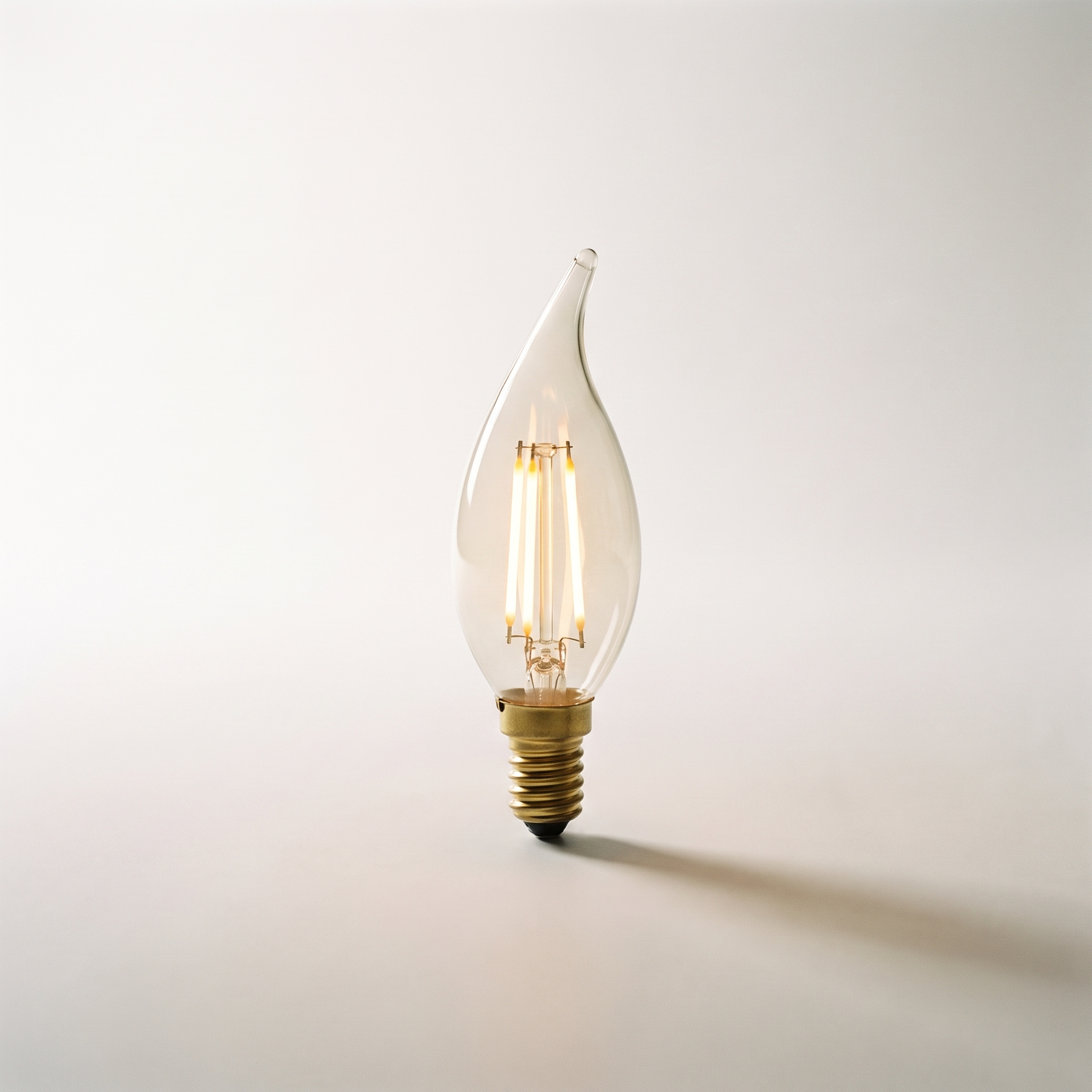 Xtricity LED Type C Smoked Filament Bulb, 3.5W Ultra-Warm 2200K, E12, Dimmable