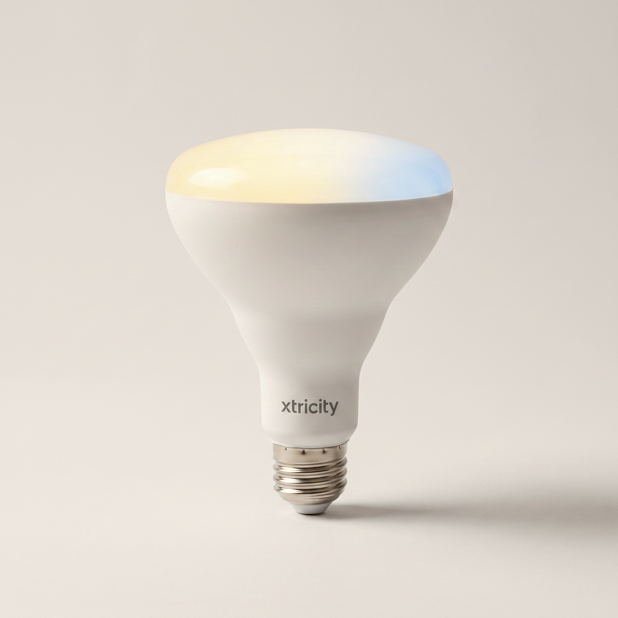 Xtricity Wi-Fi Smart LED BR30 Bulb — 10W (60W eq.), RGB + Tunable White, App-Dimmable, 4-Pack