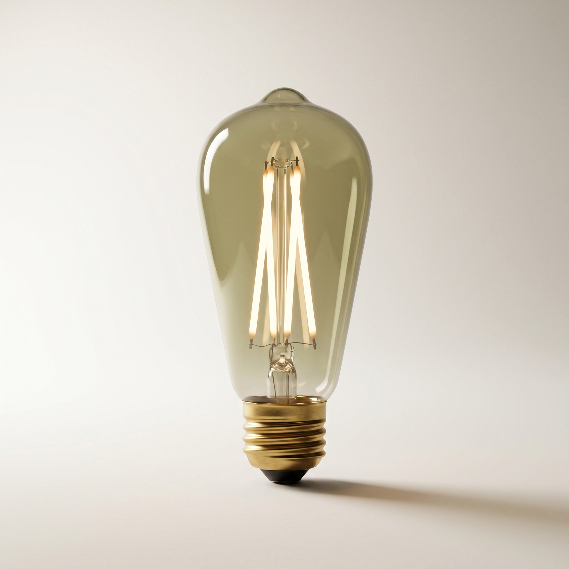 LED Filament Type S Smoked 5W E26 450lm 2200K Dimmable
