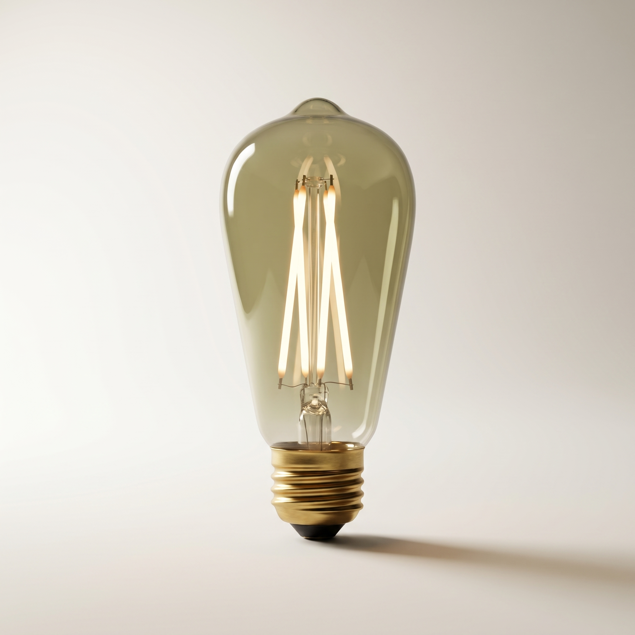LED Filament Type S Smoked 5W E26 450lm 2200K Dimmable
