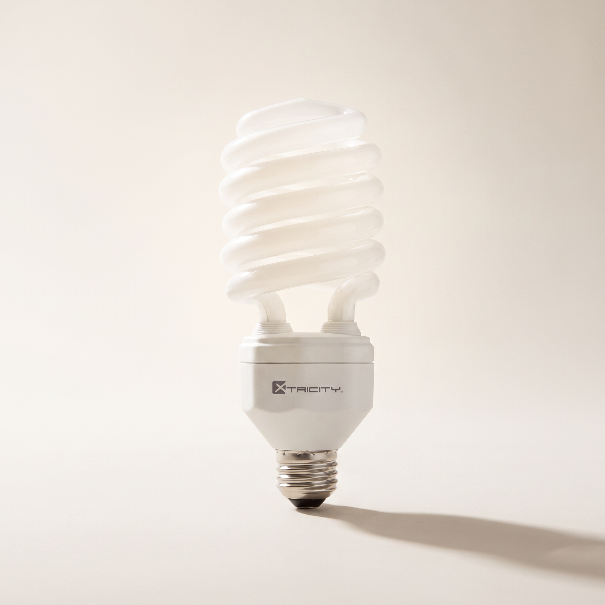 Xtricity CFL T4 Spiral Bulb — 40W (150W equiv.), 4100K Cool White