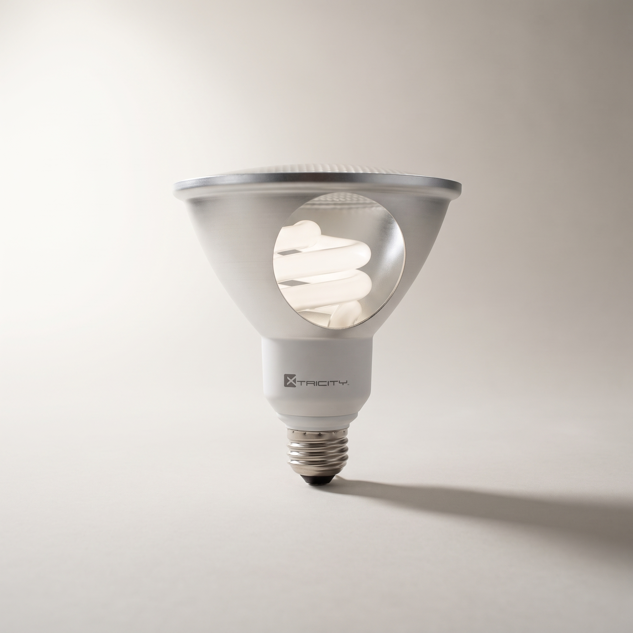 Xtricity CFL PAR38 Flood — 23W (90W eq.), 1070 Lumens, 4100K Cool White, E26, Non-Dimmable