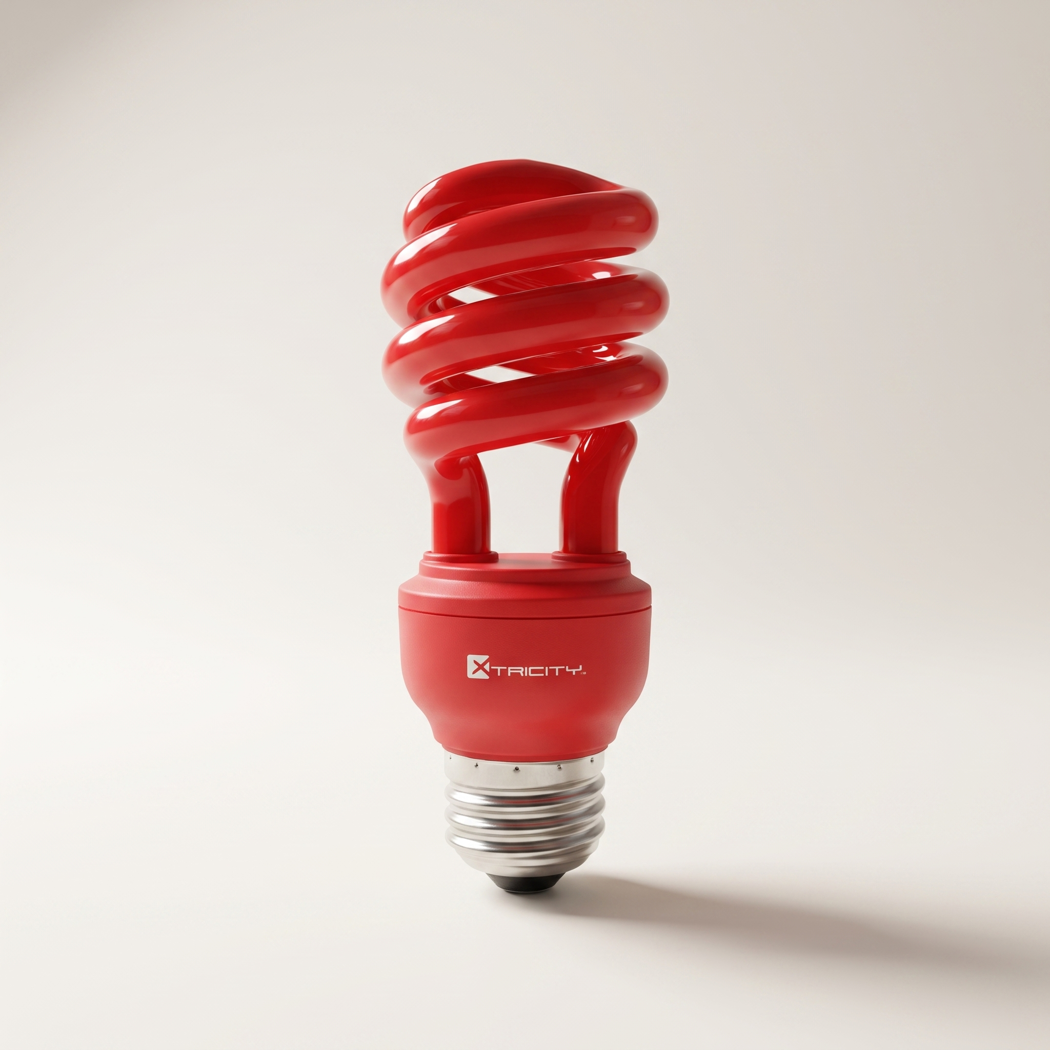 Xtricity Red CFL Spiral Bulb — 13W (60W equiv.), 120V