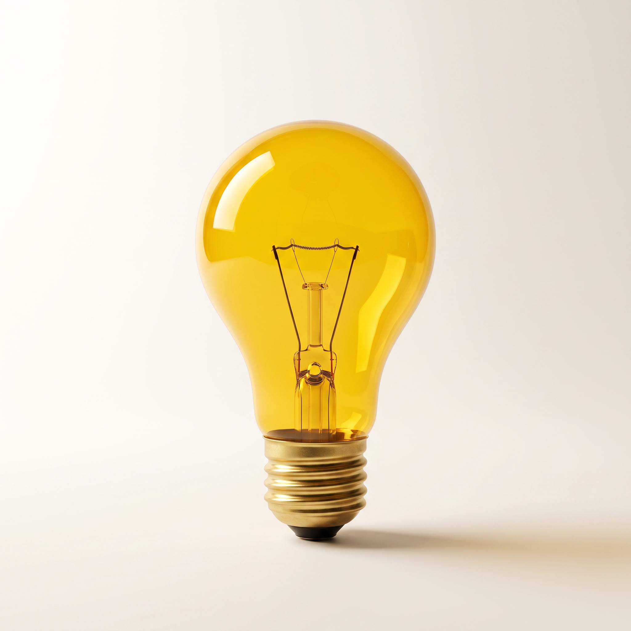 Xtricity A19 Party Bulb — 60W Yellow, Incandescent, E26 Medium Base (Single)