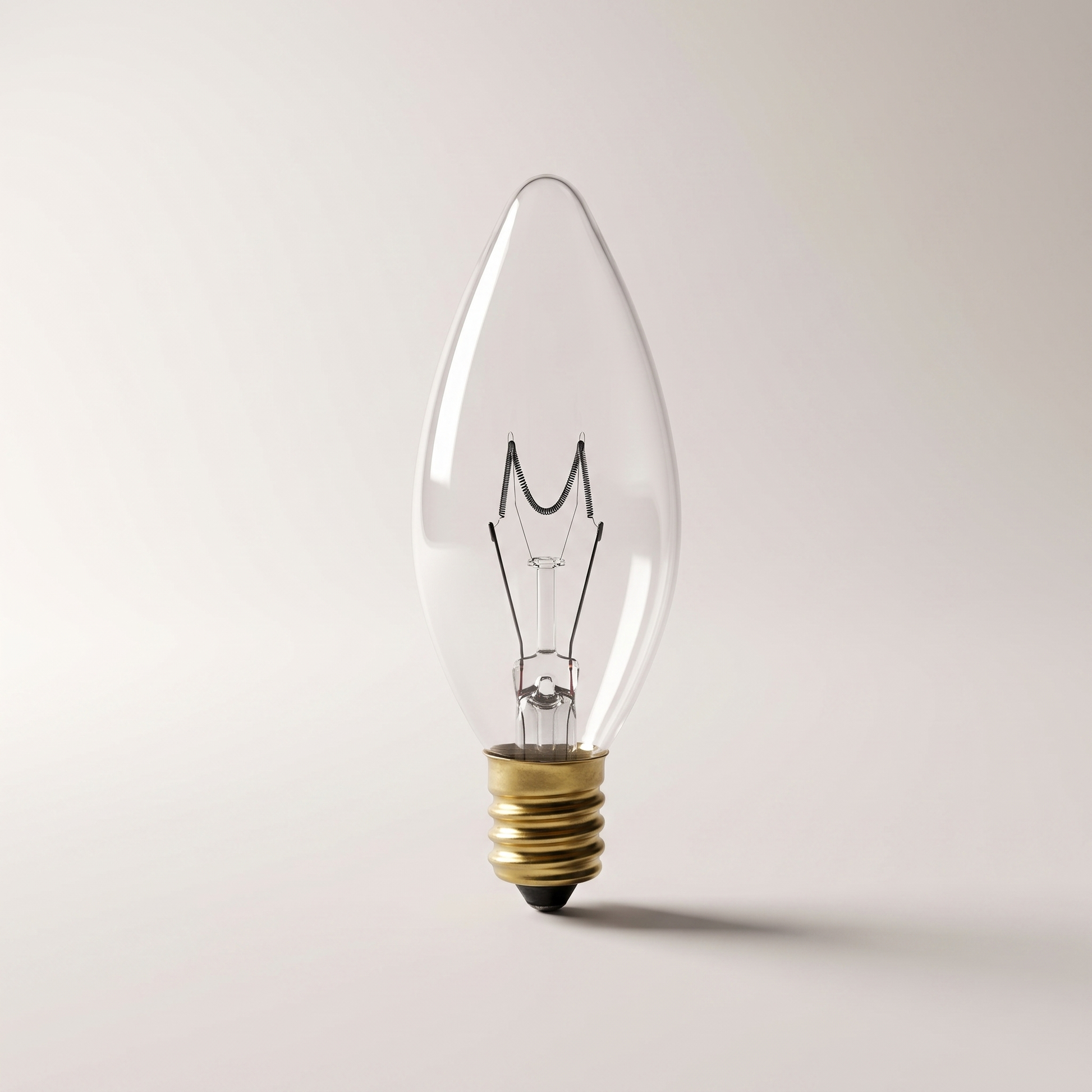 Xtricity B8 Chandelier Bulb — 25W Clear, 160 Lumens, 2700K, E12 Candelabra Base (2-Pack)