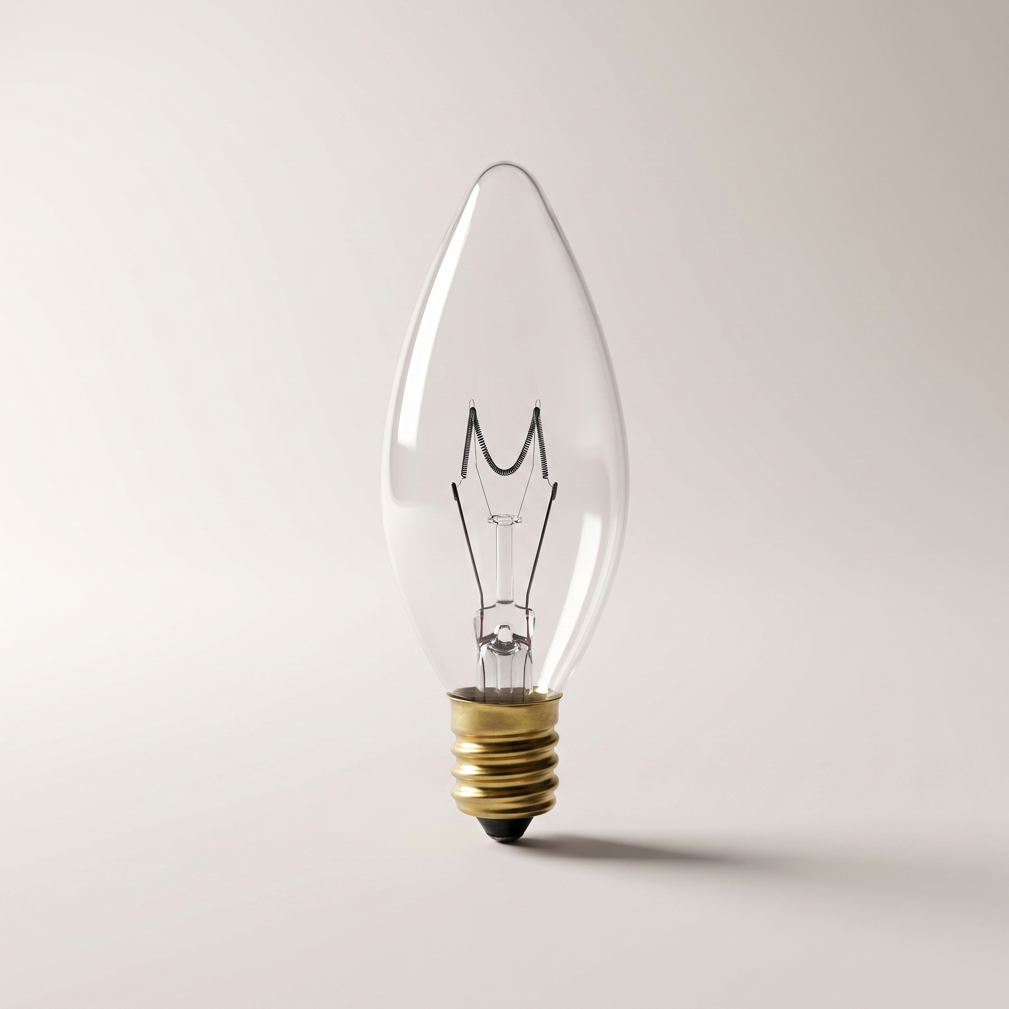 Xtricity B8 Chandelier Bulb — 25W Clear, 160 Lumens, 2700K, E12 Candelabra Base (2-Pack)