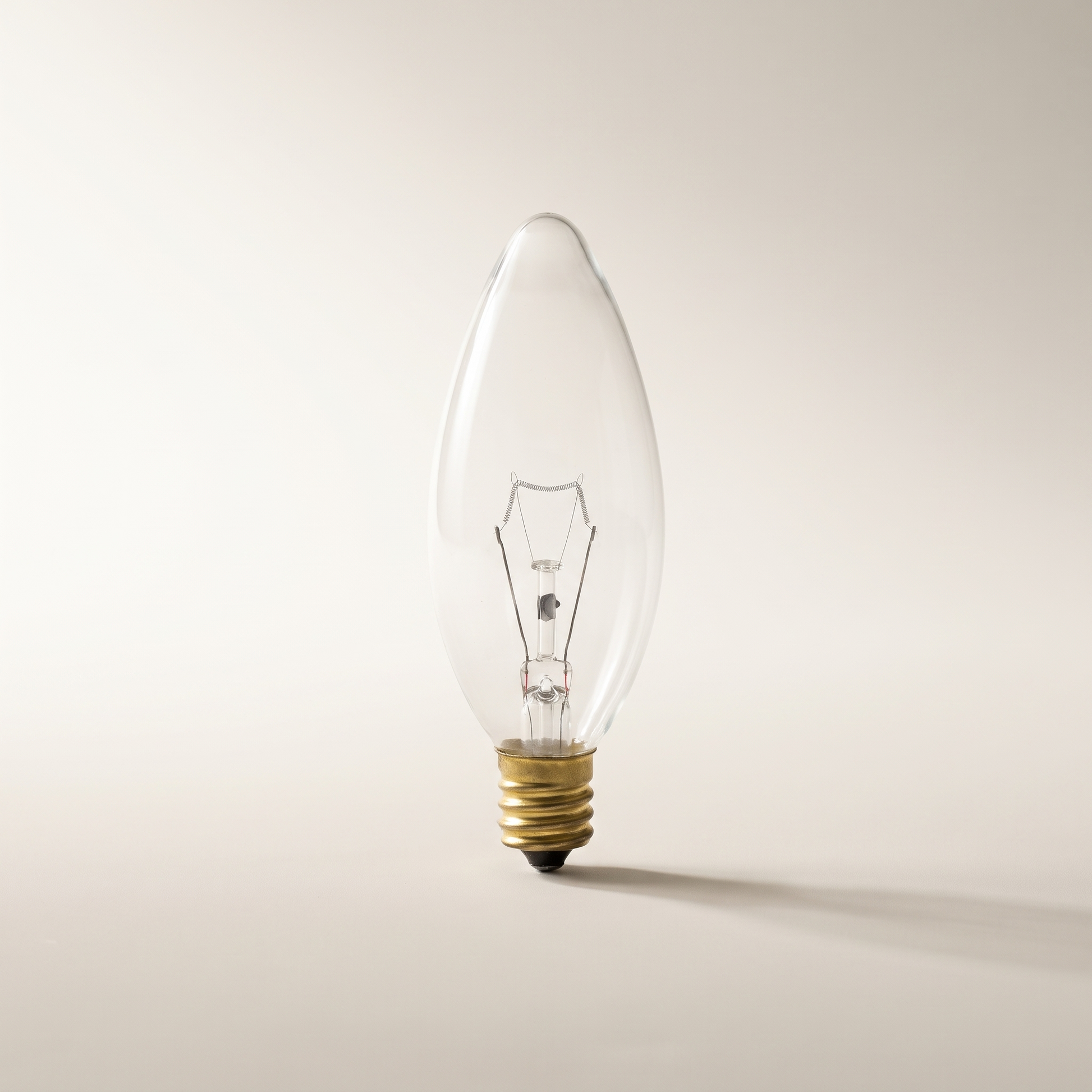Xtricity B10 Chandelier Bulb — 40W Clear, 360 Lumens, 2700K, E12 Candelabra Base (2-Pack)