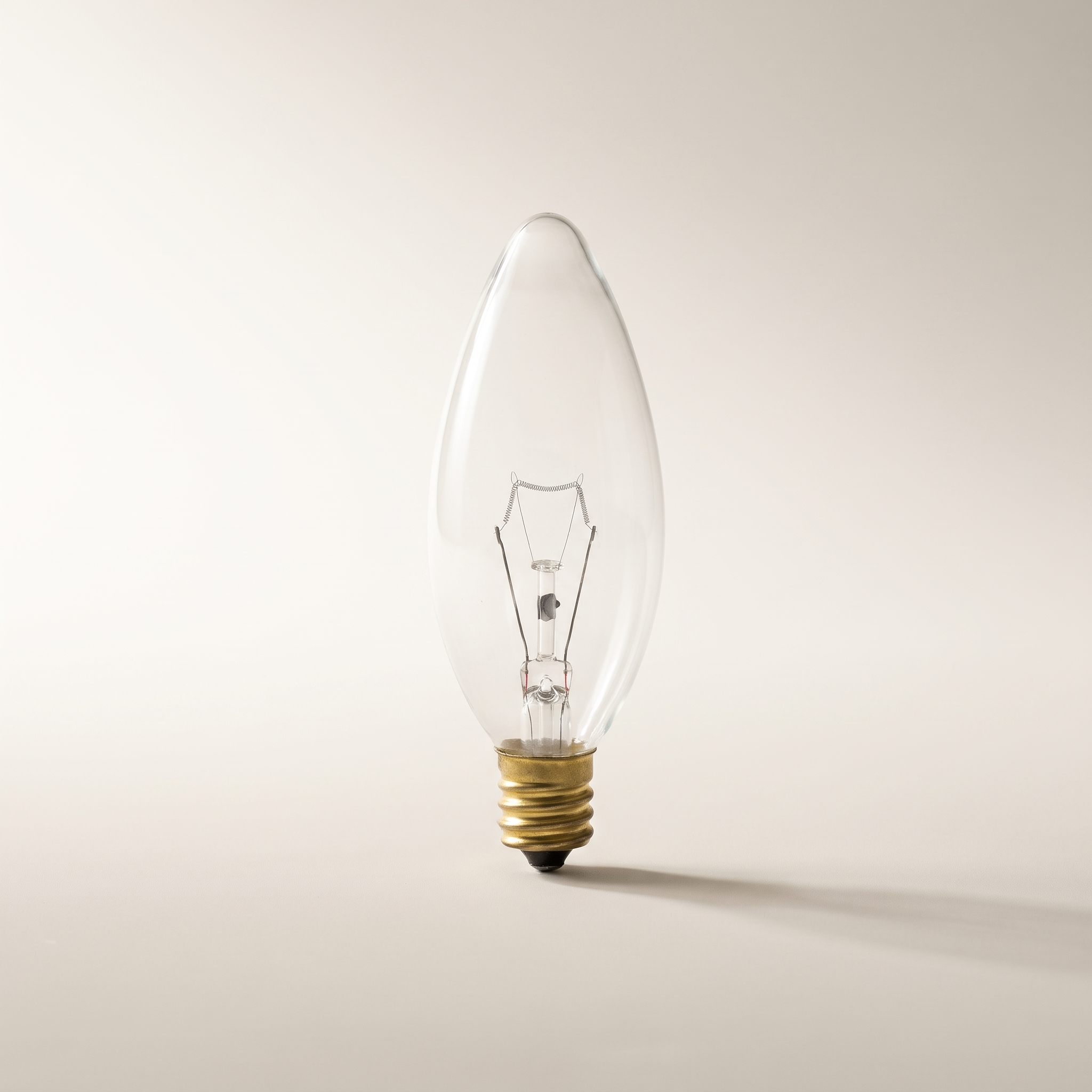 Xtricity B10 Chandelier Bulb — 40W Clear, 360 Lumens, 2700K, E12 Candelabra Base (2-Pack)