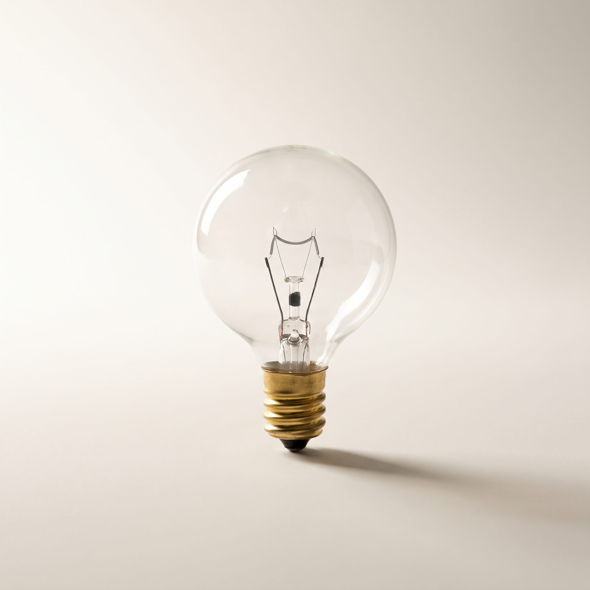 Xtricity G16.5 Vanity Bulb — 40W Clear, 360 Lumens, 2700K, E12 Candelabra Base (2-Pack)