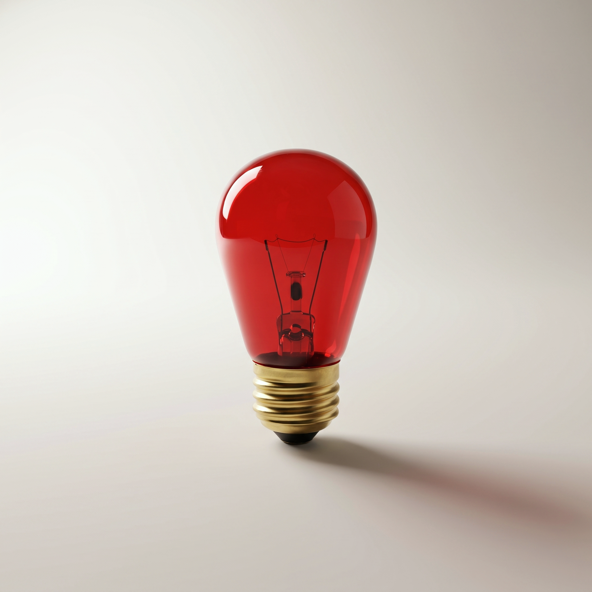 Xtricity S14 Sign Light Bulb — 11W Red, Incandescent, E26 Medium Base (Single)