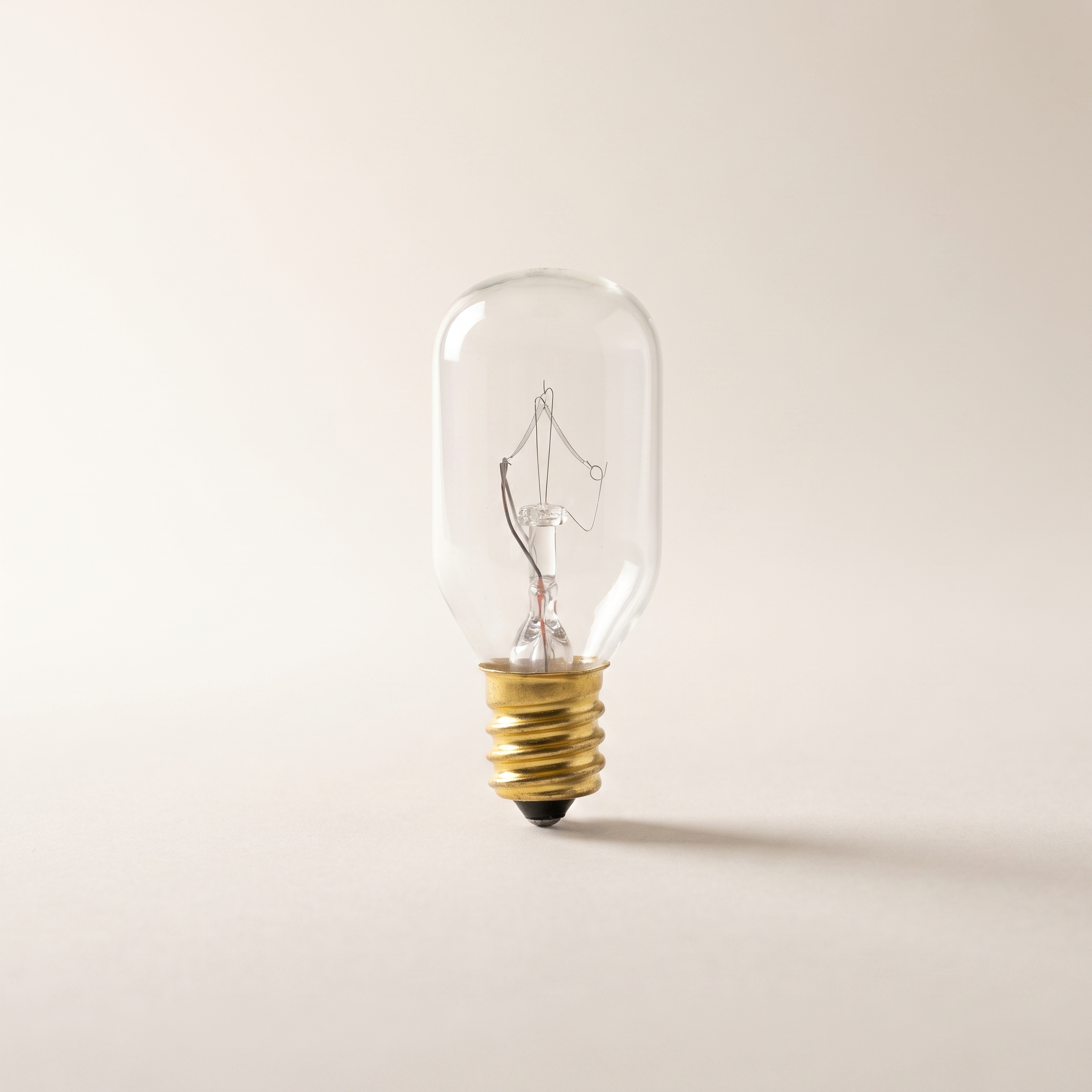 Xtricity T8 Appliance Bulb — 25W Clear, 170 Lumens, 2700K, E12 Candelabra Base (Single)