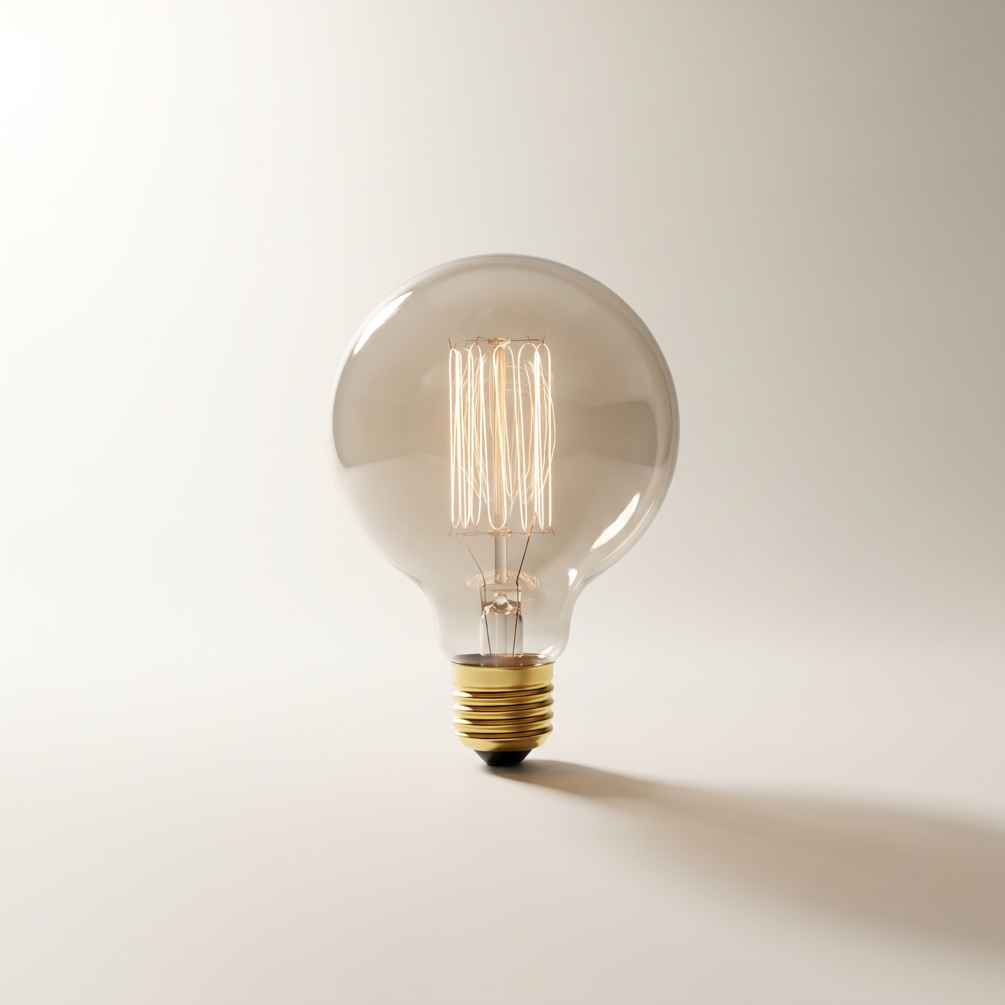 Xtricity Old-Fashioned G-Type Bulb, 60W Smoked, Vanity Tungsten Filament