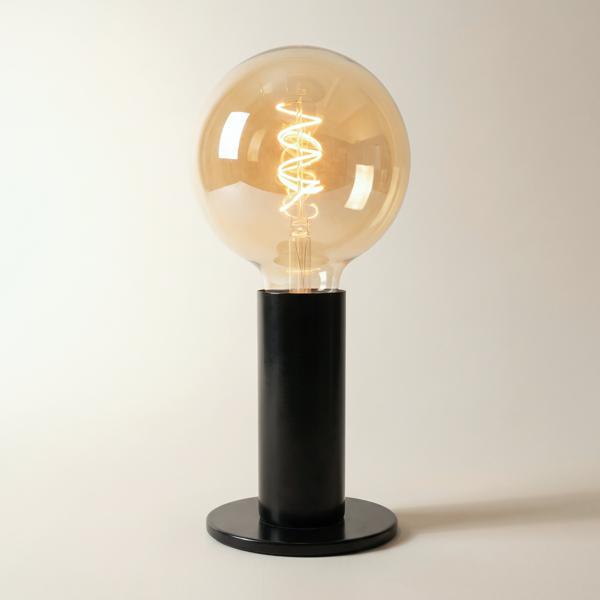 Touch Lamp 3-Way Dimmable Black (LED Bulb Included)