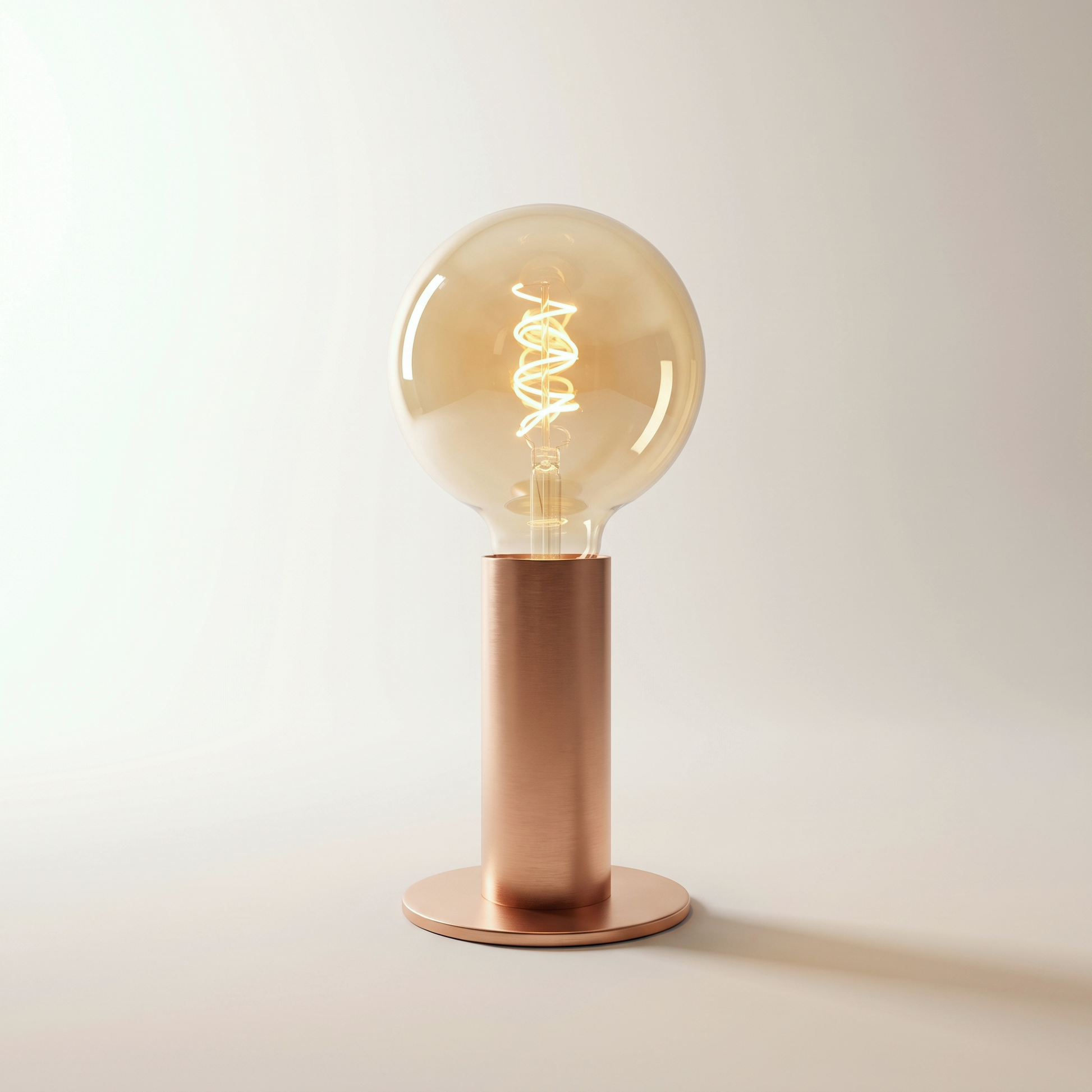 Touch Lamp 3-Way Dimmable Rose Gold (LED Bulb Included)
