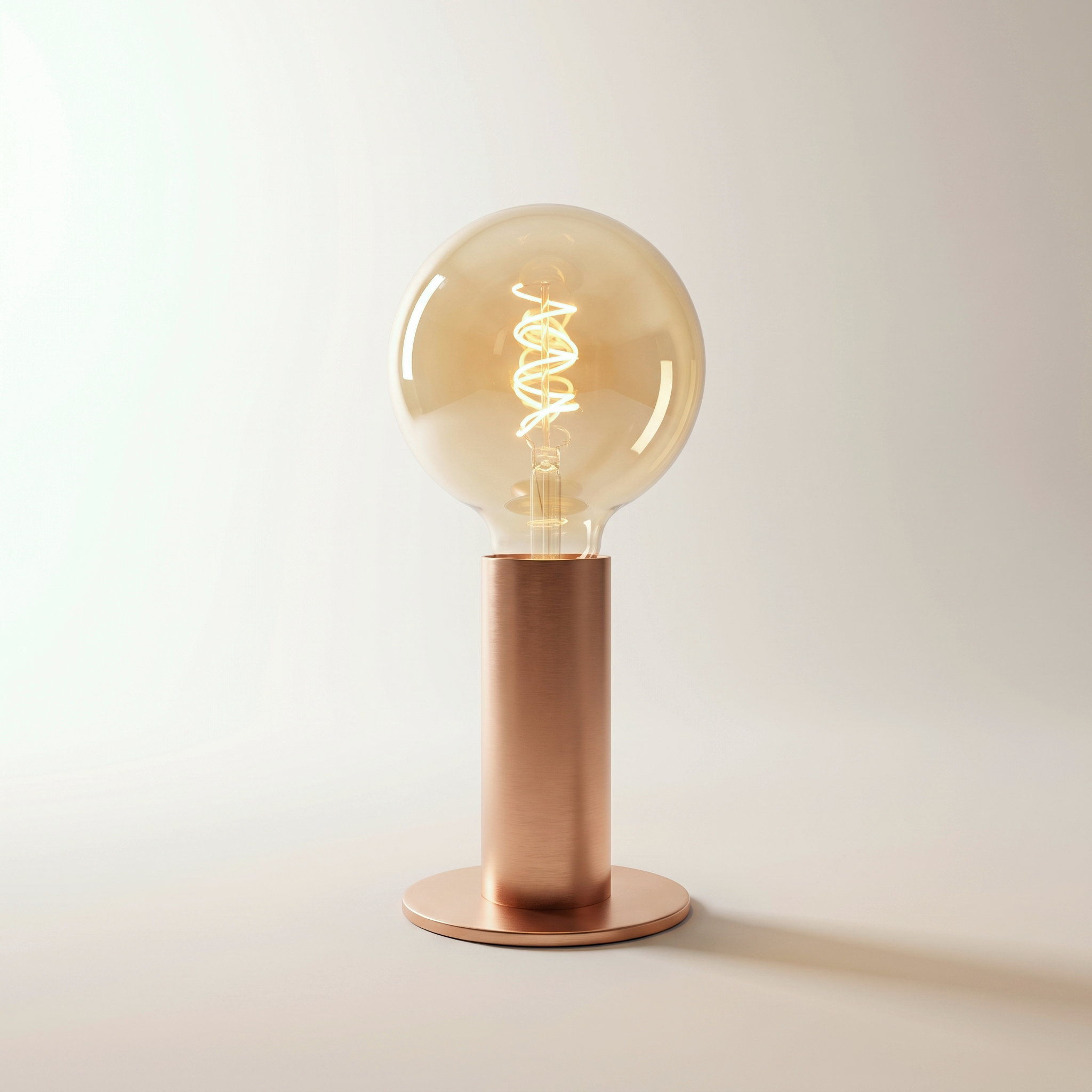 Touch Lamp 3-Way Dimmable Rose Gold (LED Bulb Included)