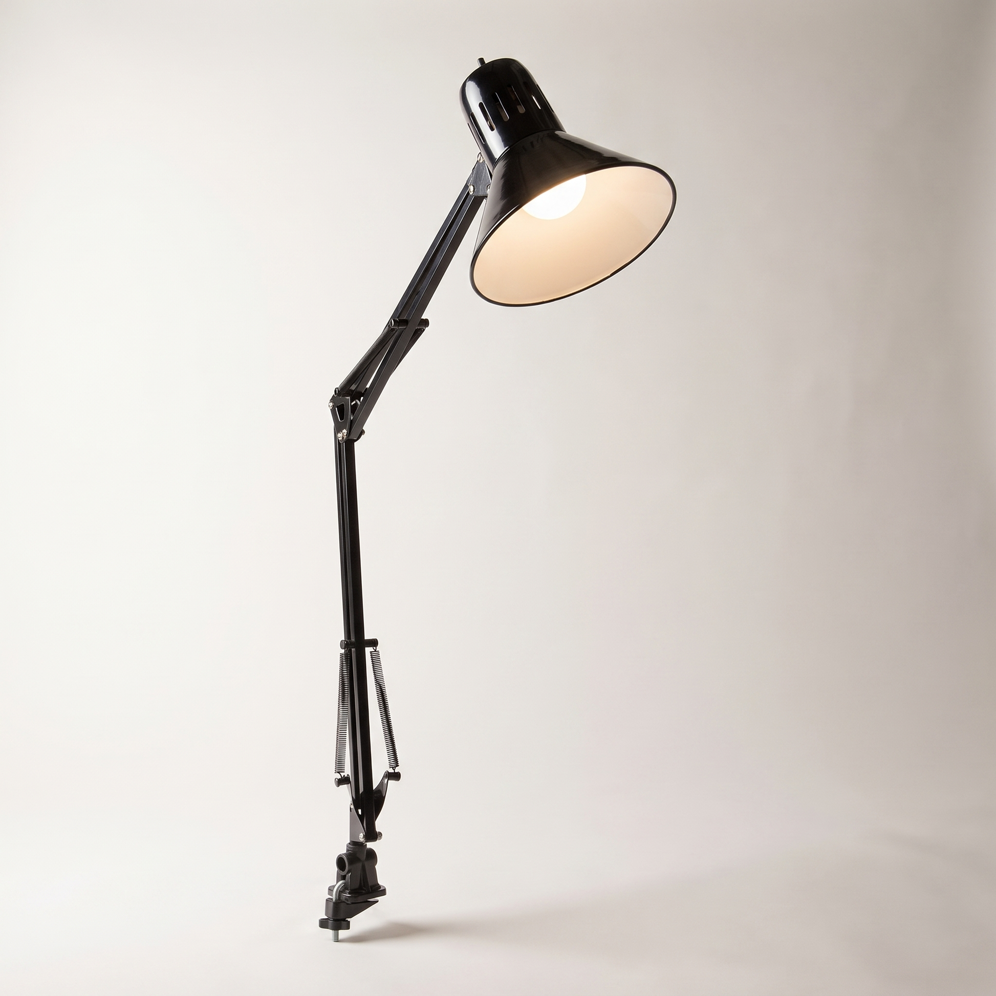 Swing-Arm Desk Lamp Black