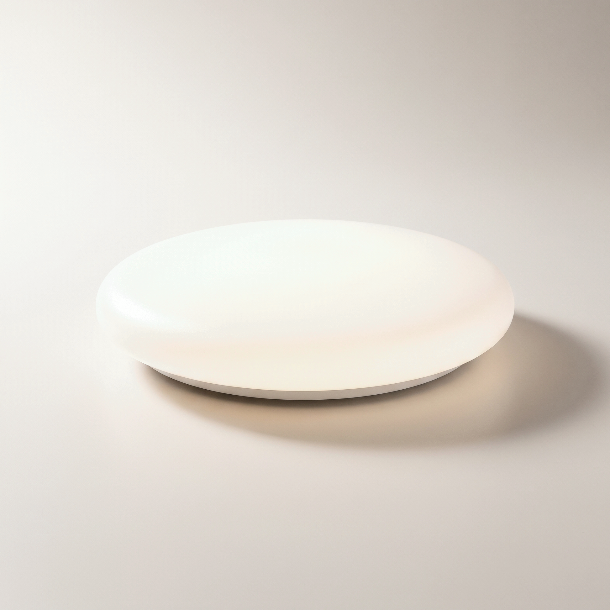Cloud Flush-Mount Ceiling Fixture 14" White "Carrey" (2x GU24, Bulbs Not Included)