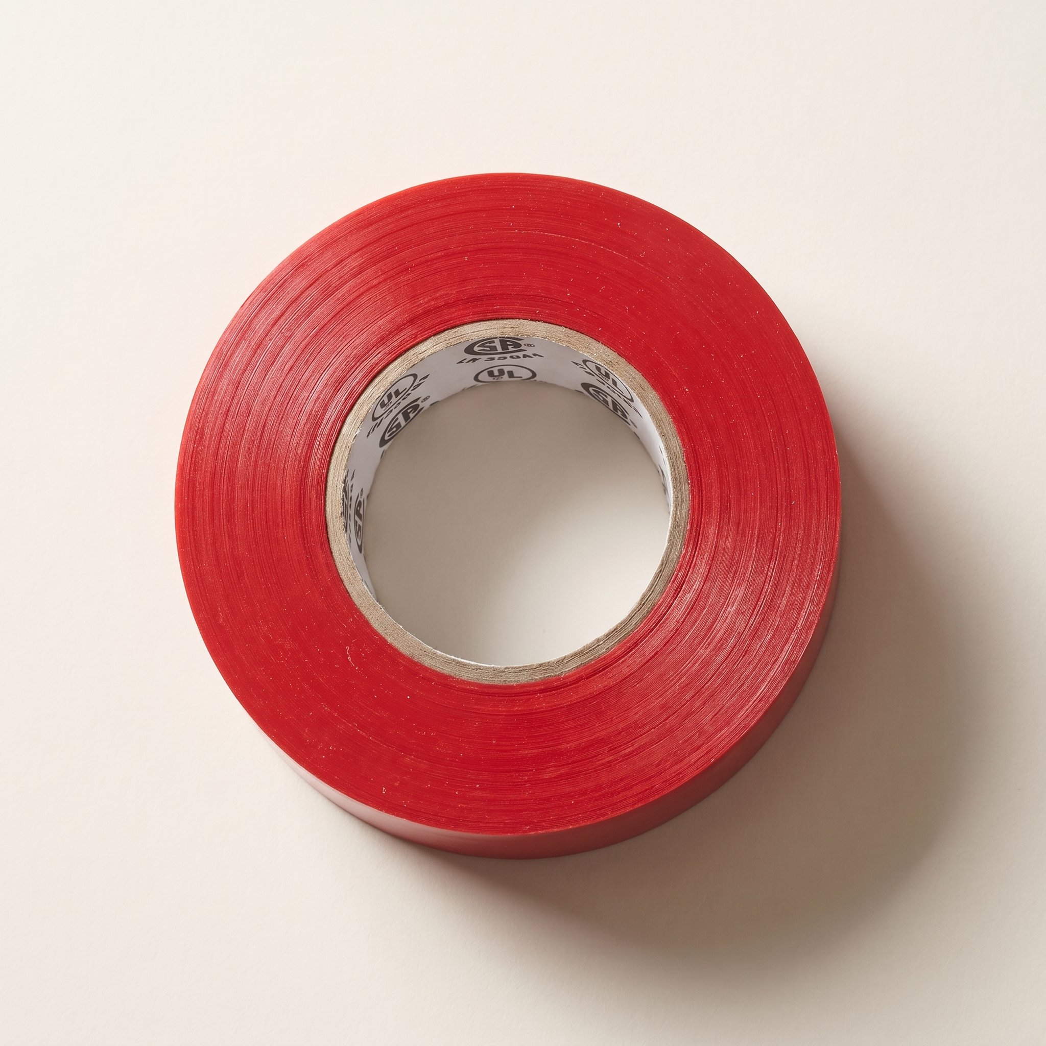 Red Vinyl Electrical Tape — 3/4" x 66 ft (18mm x 20m)