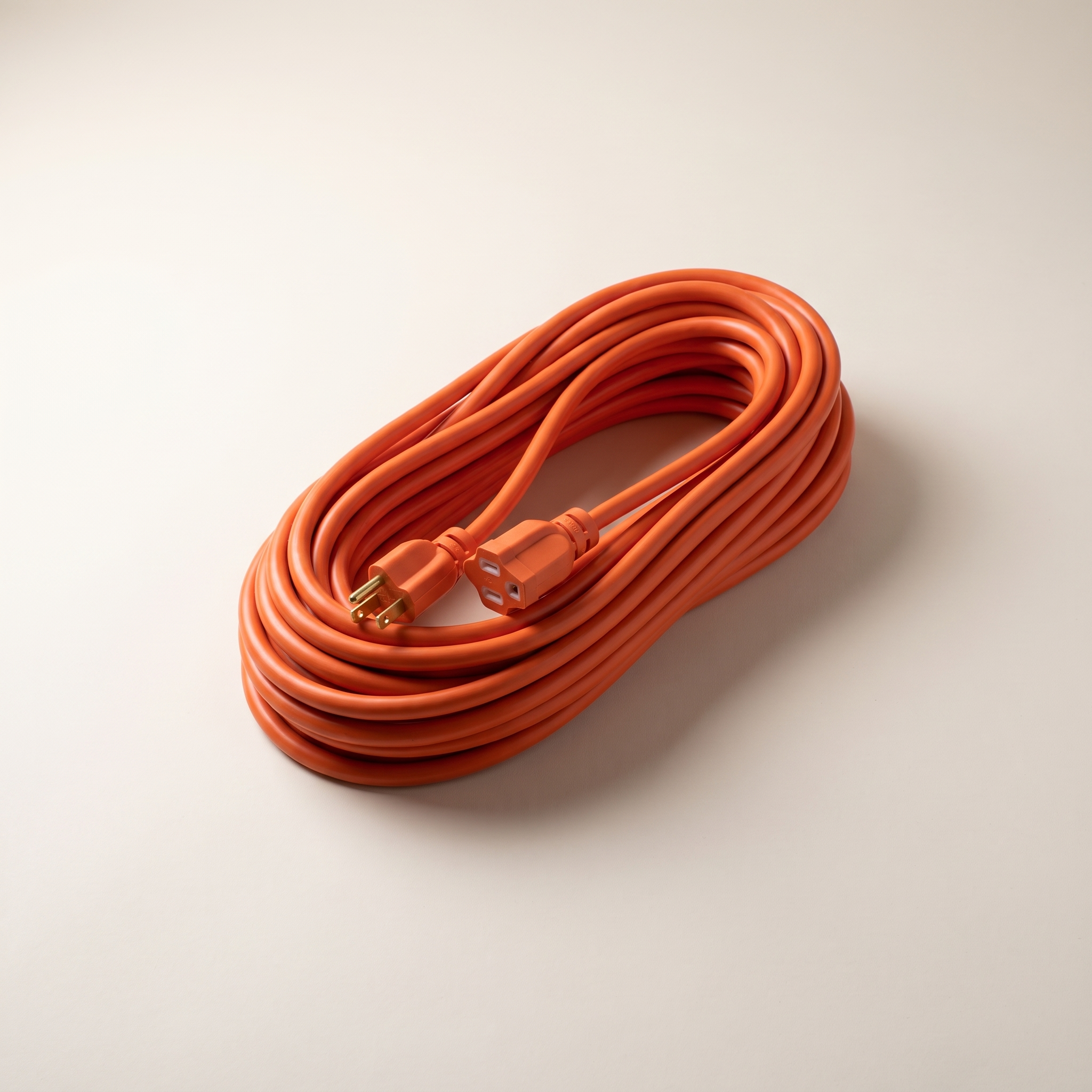 Outdoor Medium-Duty Extension Cord 7.5m (24.6 ft) Orange — 16/3 SJTW, 13A, 1-Outlet