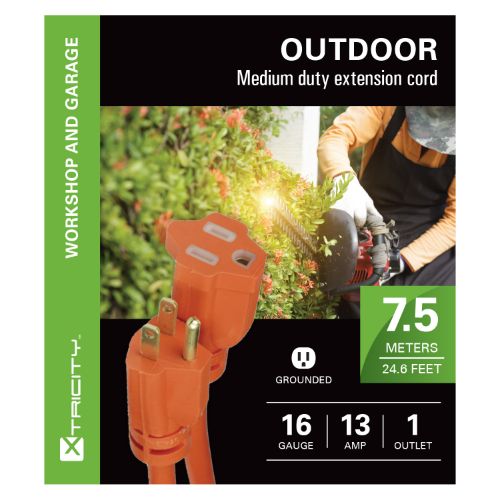 Ext.Orange 7.5m 16/3 SJTW 1-outlet