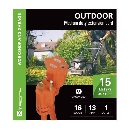 Ext.Orange 15m 16/3 SJTW 1-outlet