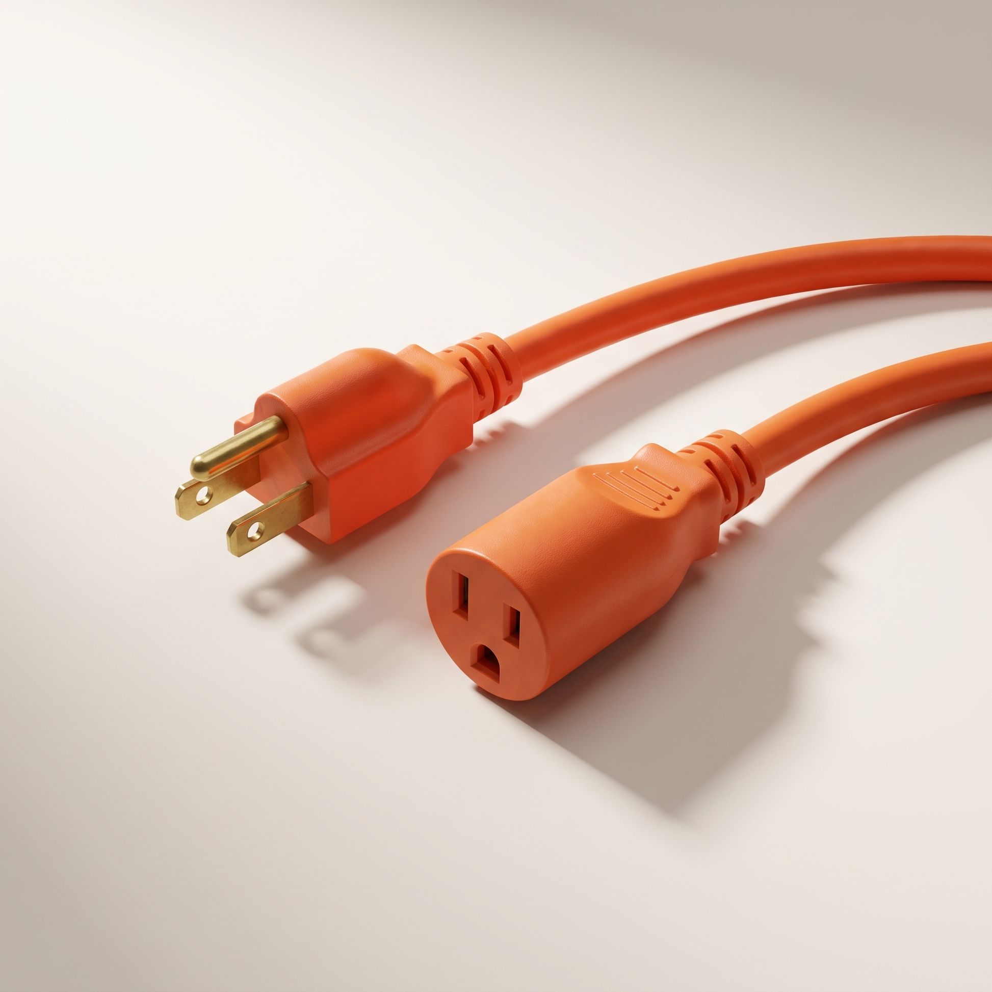 Outdoor Medium-Duty Extension Cord 30m (98.4 ft) Orange — 16/3 SJTW, 13A, 1-Outlet