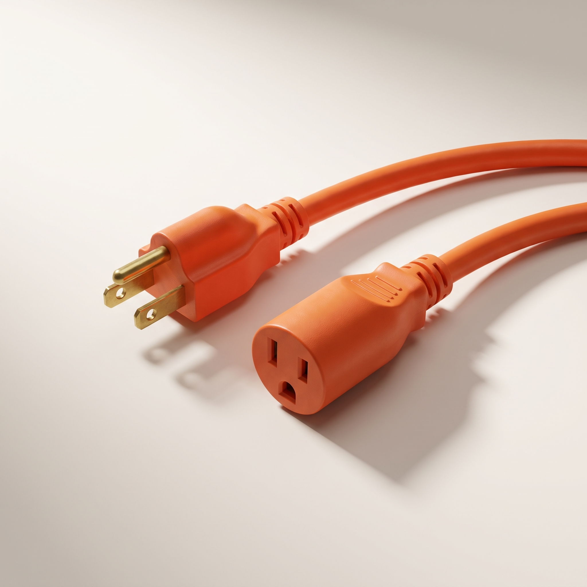 Outdoor Medium-Duty Extension Cord 30m (98.4 ft) Orange — 16/3 SJTW, 13A, 1-Outlet